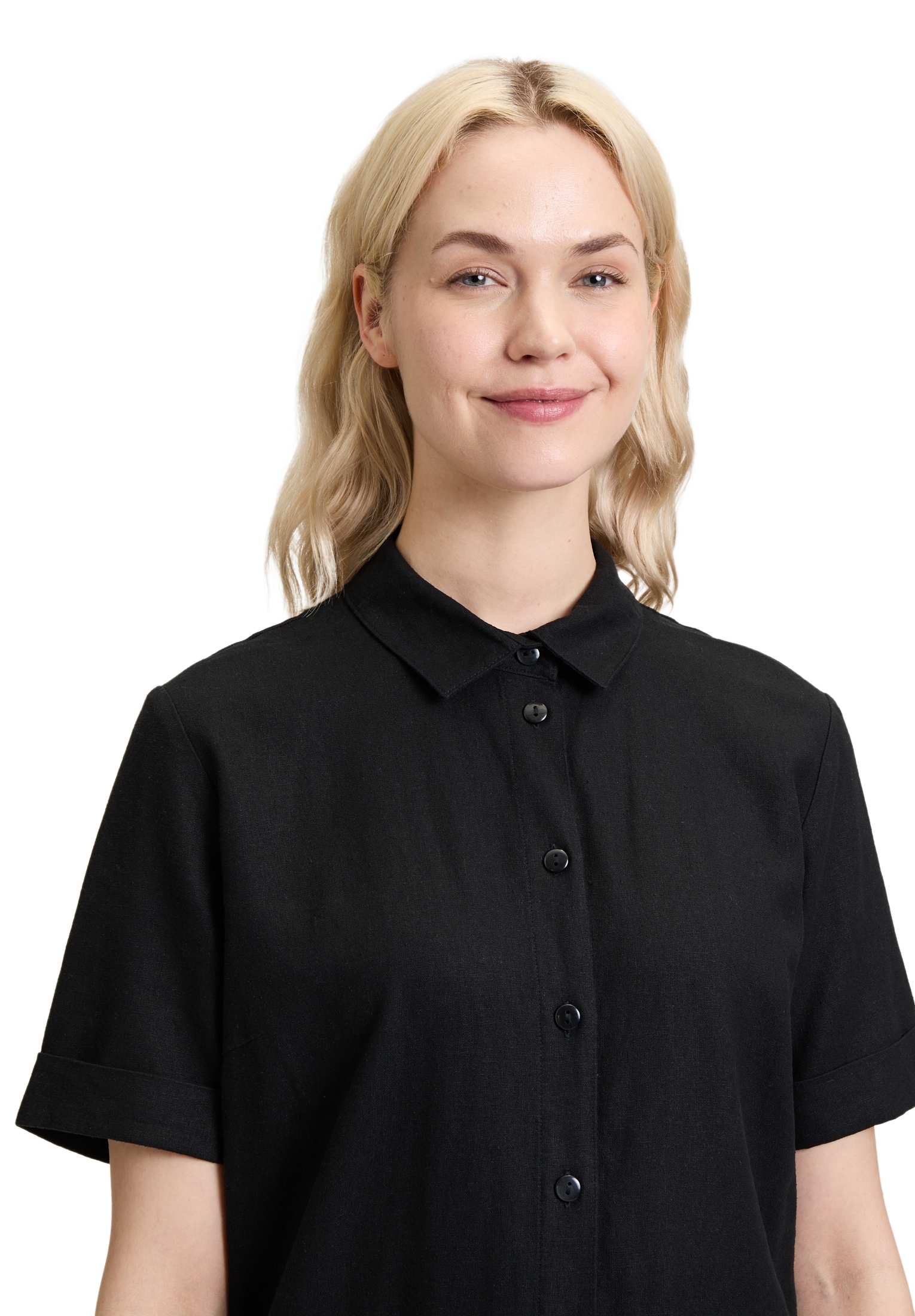 Betty Barclay Sommerkleid »Leinenkleid mit Knopfleiste«