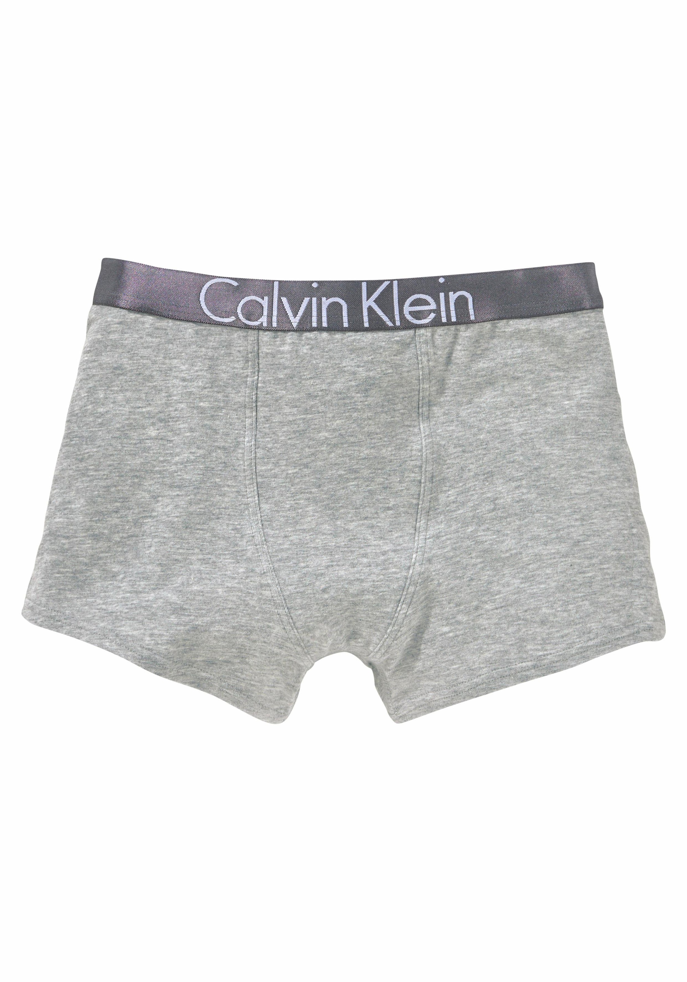 Calvin Klein Boxer, (2 St.), Kinder Kids Junior MiniMe,mit silberfarbenen  Bund online bei OTTO