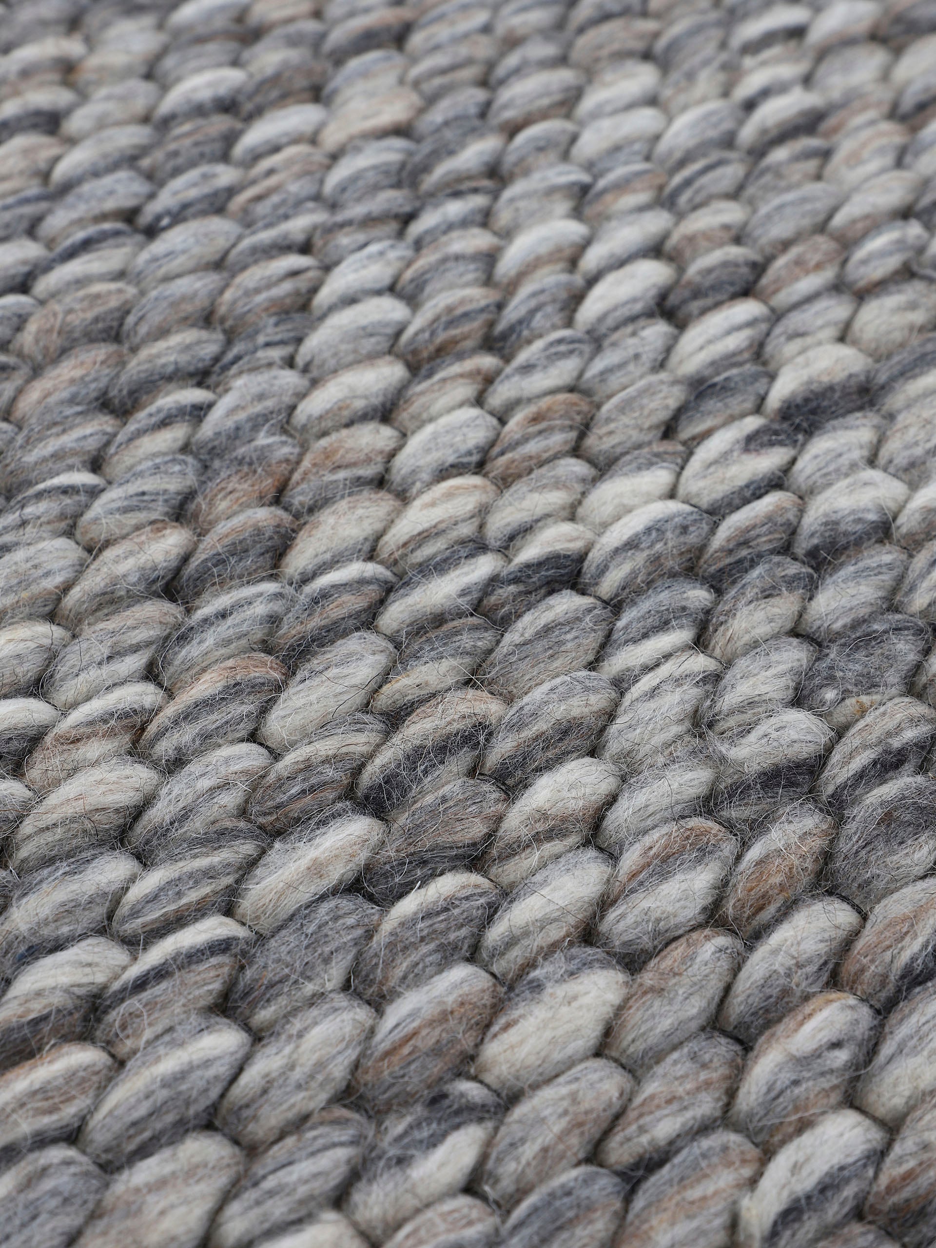carpetfine Läufer »Sina«, rechteckig, 14 mm Höhe, Handweb Teppich, reine Wolle, meliert, handgewebt, weich & kuschelig