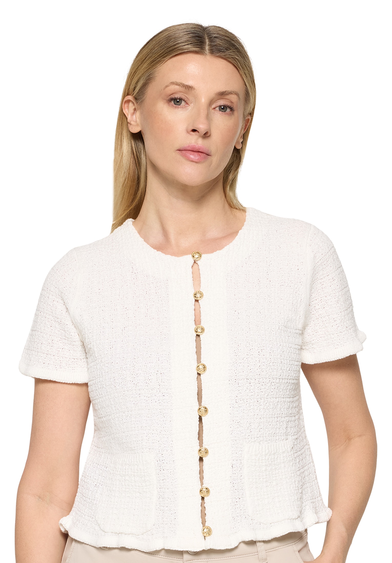 Cartoon Cardigan »Strick-Cardigan mit Rundhalsausschnitt«
