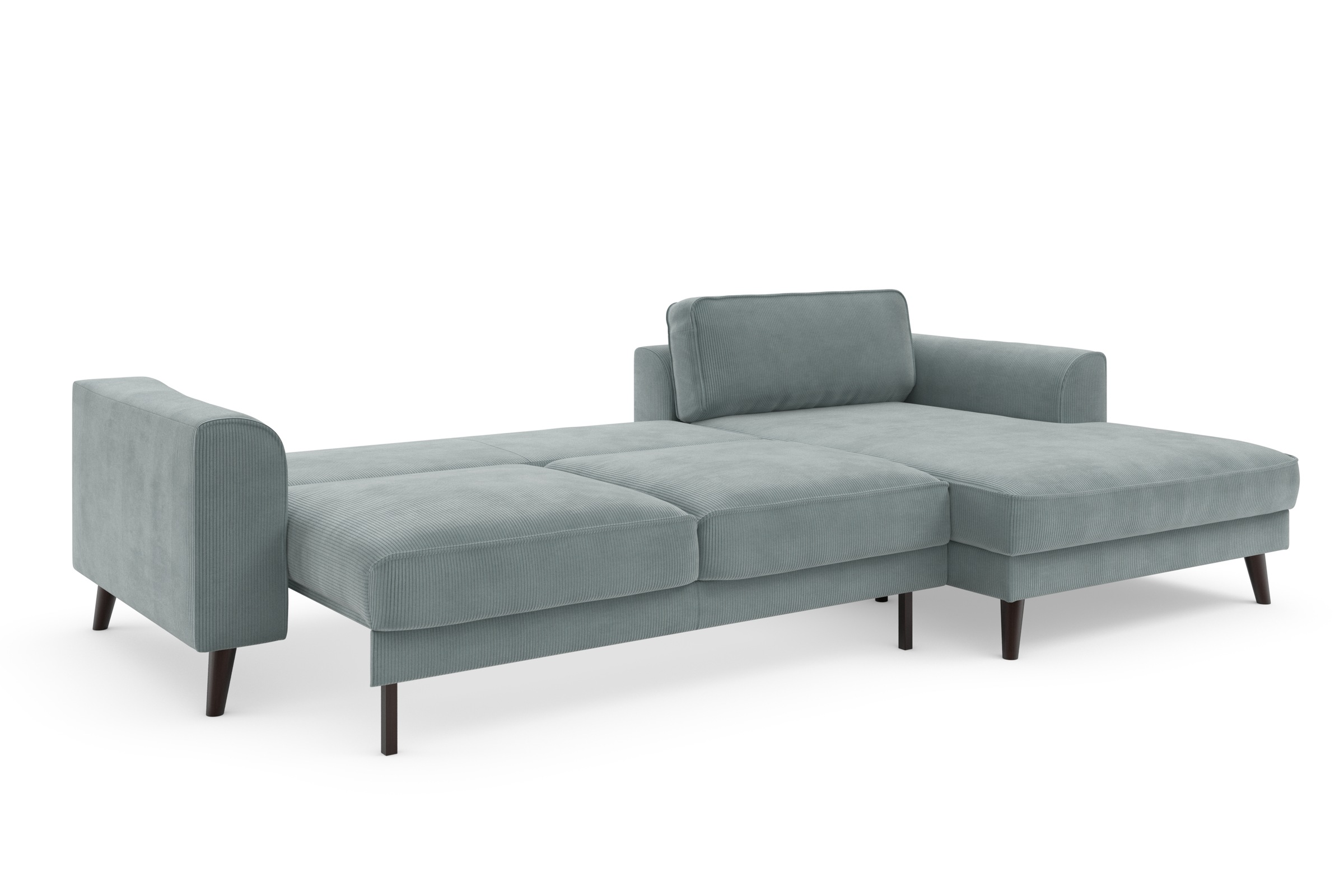 TRENDMANUFAKTUR Ecksofa »Lumber Jack, elegantes Designsofa, L-Form«, wahlweise mit Bettfunktion u. Bettkasten