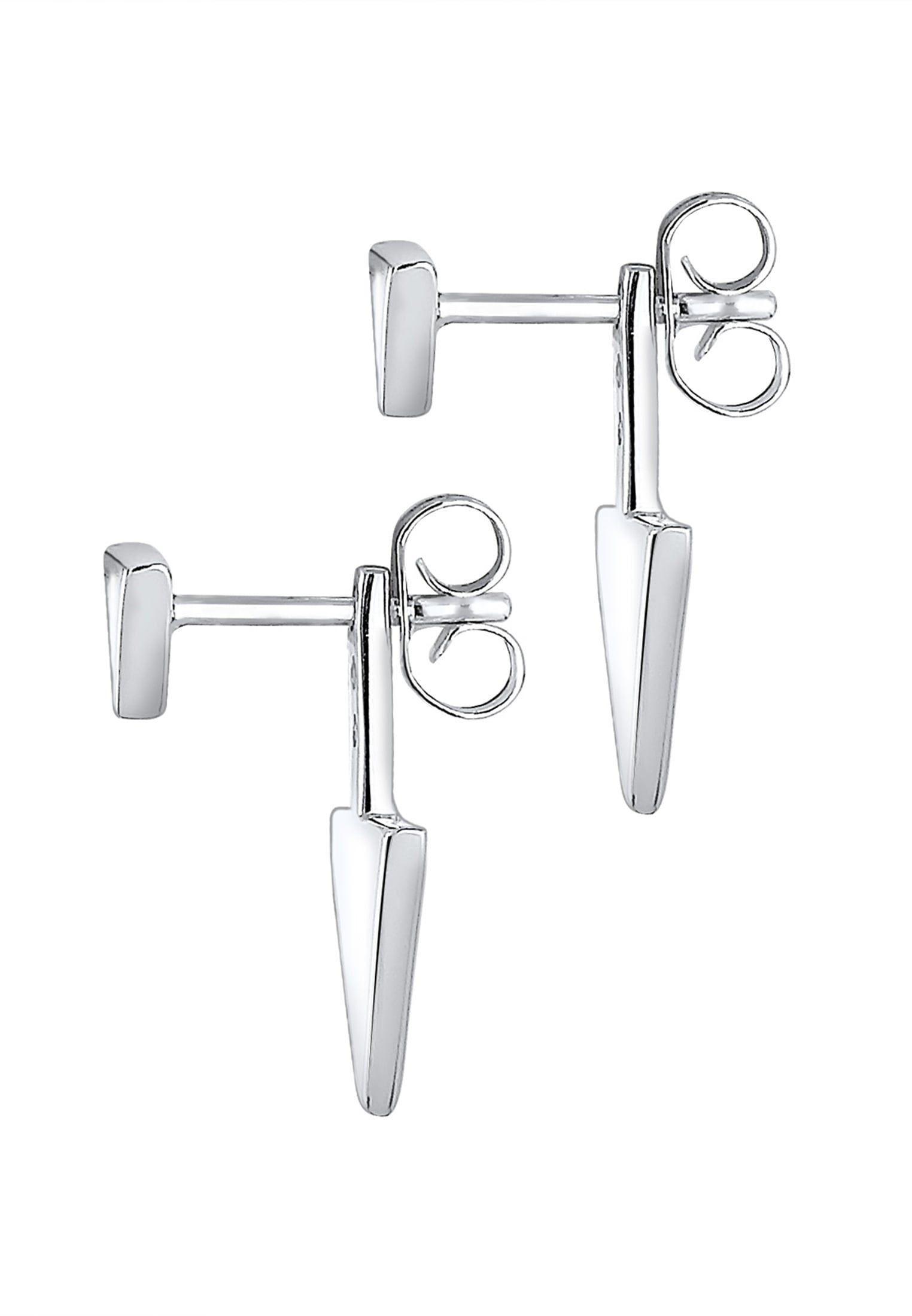 Elli Paar Ohrhänger »Ohrringe Earjacket Dreieck Geo 925 Sterling Silber«