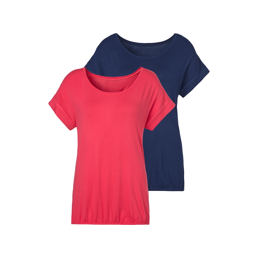 Vivance T-Shirt, (2er-Pack)