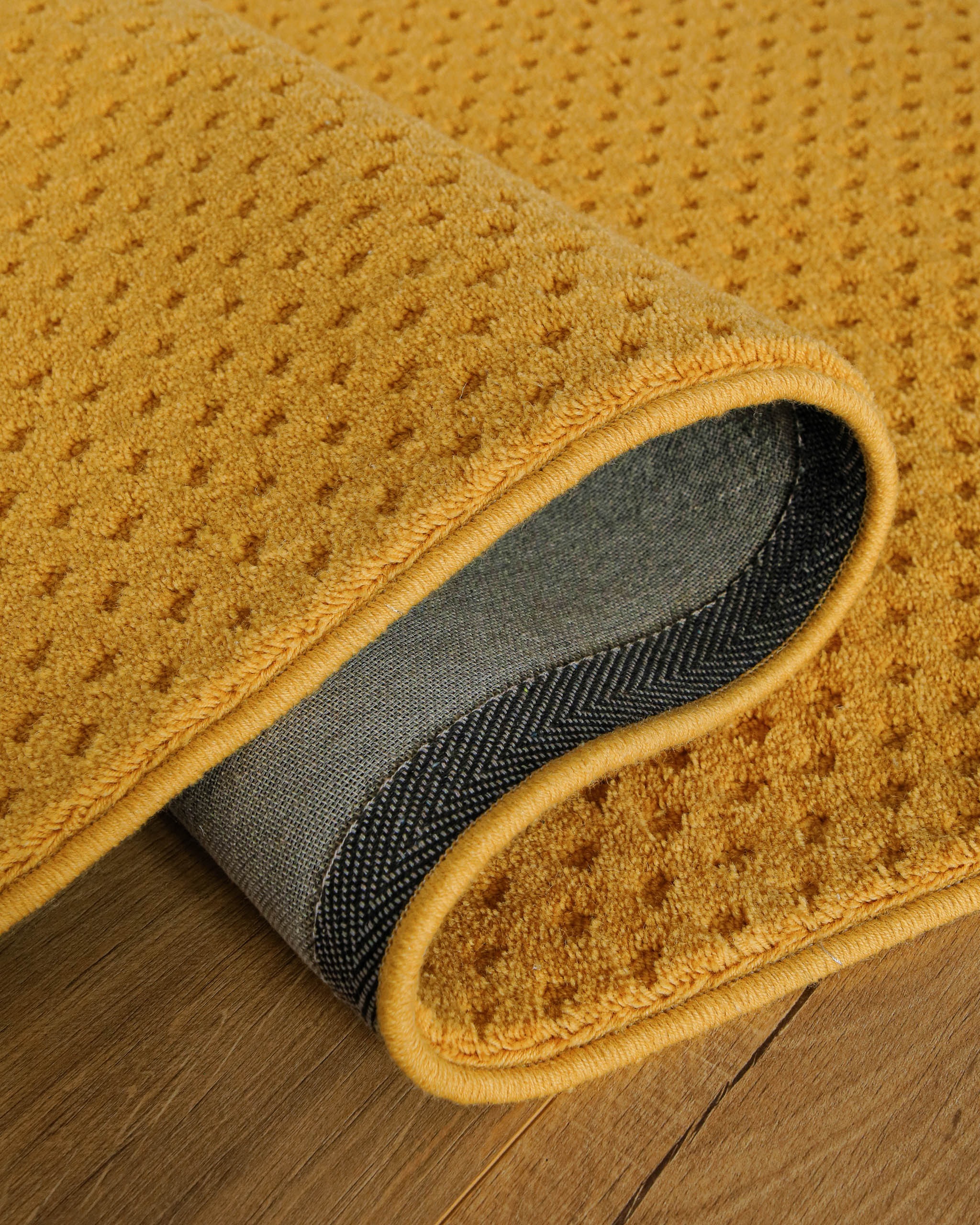 Wecon home Teppich »Castello THREE« rechteckig 7 mm Höhe Schurwolle, Kurzflor mit Hoch-Tief-Effekt, Wohnzimmer, Punktmuster