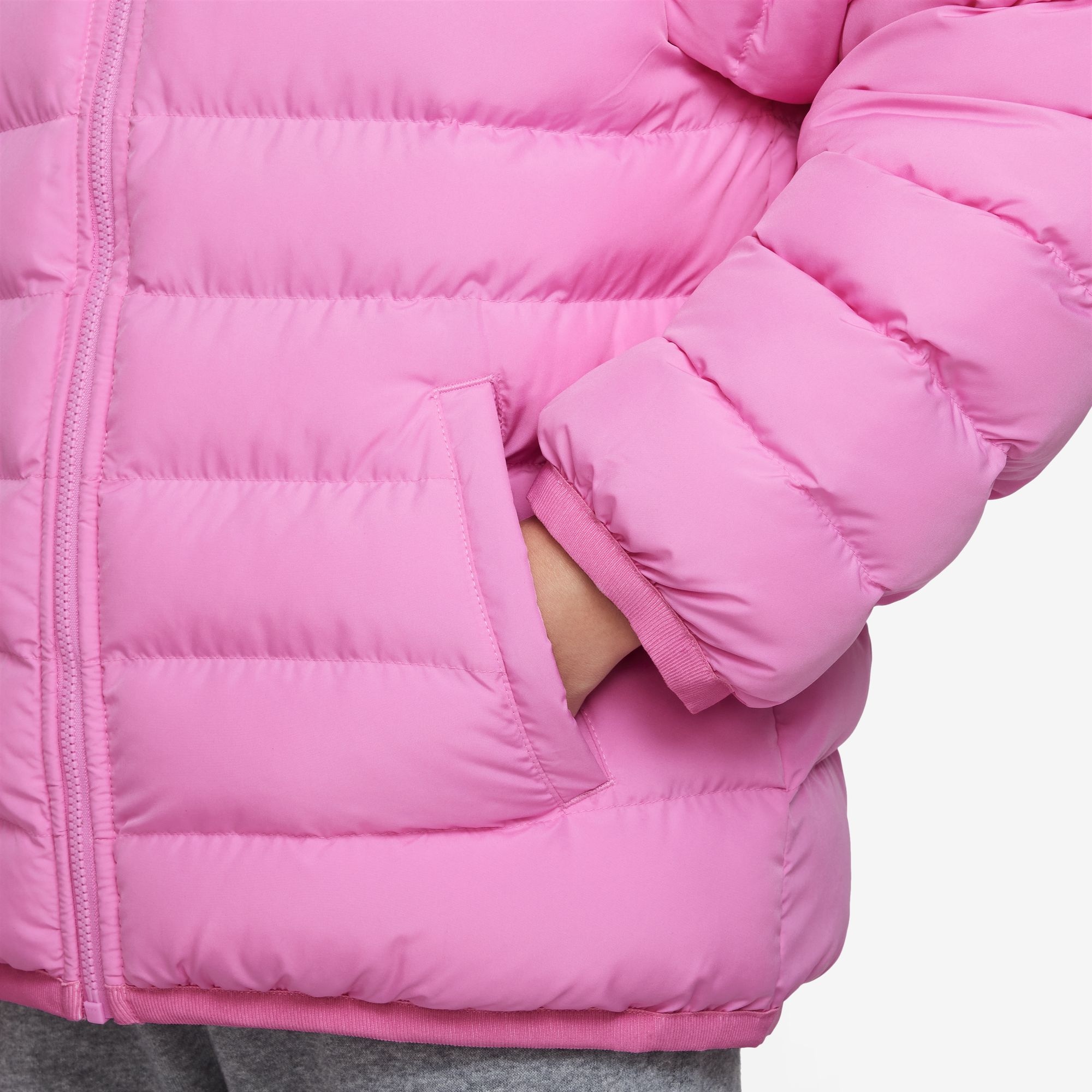 Nike Sportswear Steppjacke »K NSW LOW SYNFL HD JKT - für Kinder«, mit Kapuze