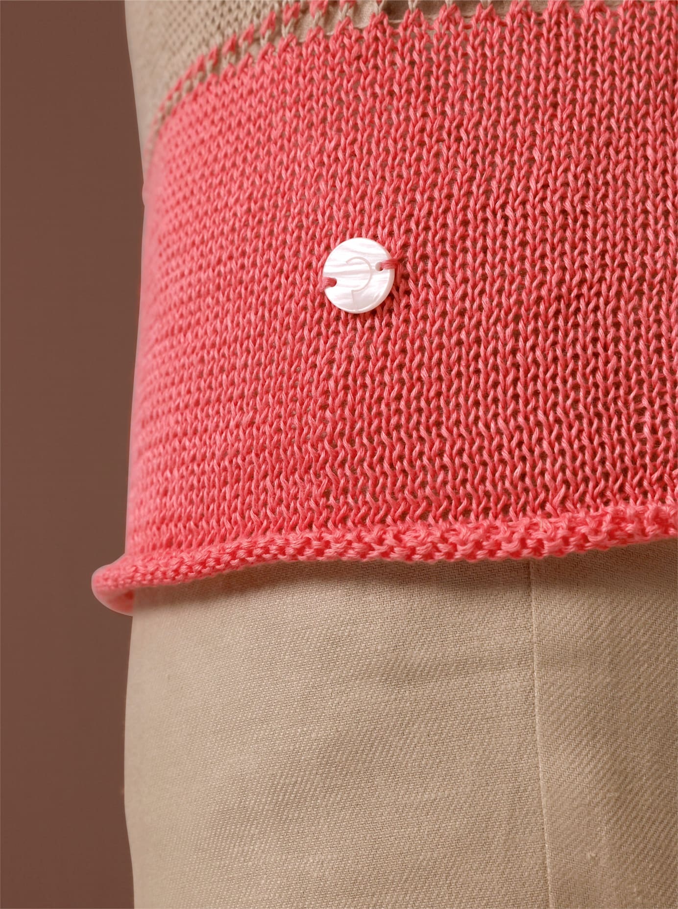 CREATION L PREMIUM Strickpullover »Leinen-Pullover«