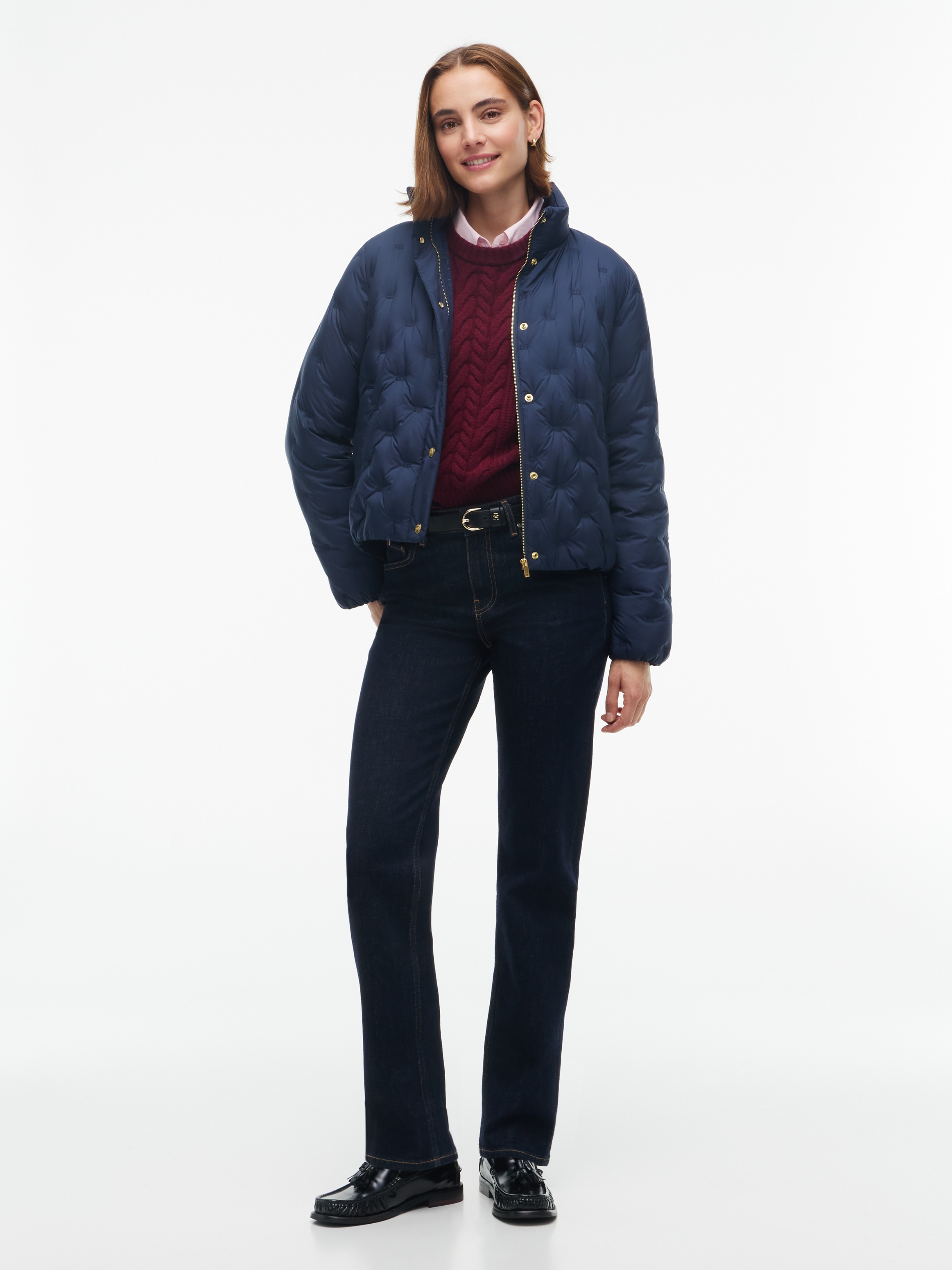 Tommy Hilfiger Steppjacke »LW DOWN FLAG QUILT JACKET« Kunstfaser