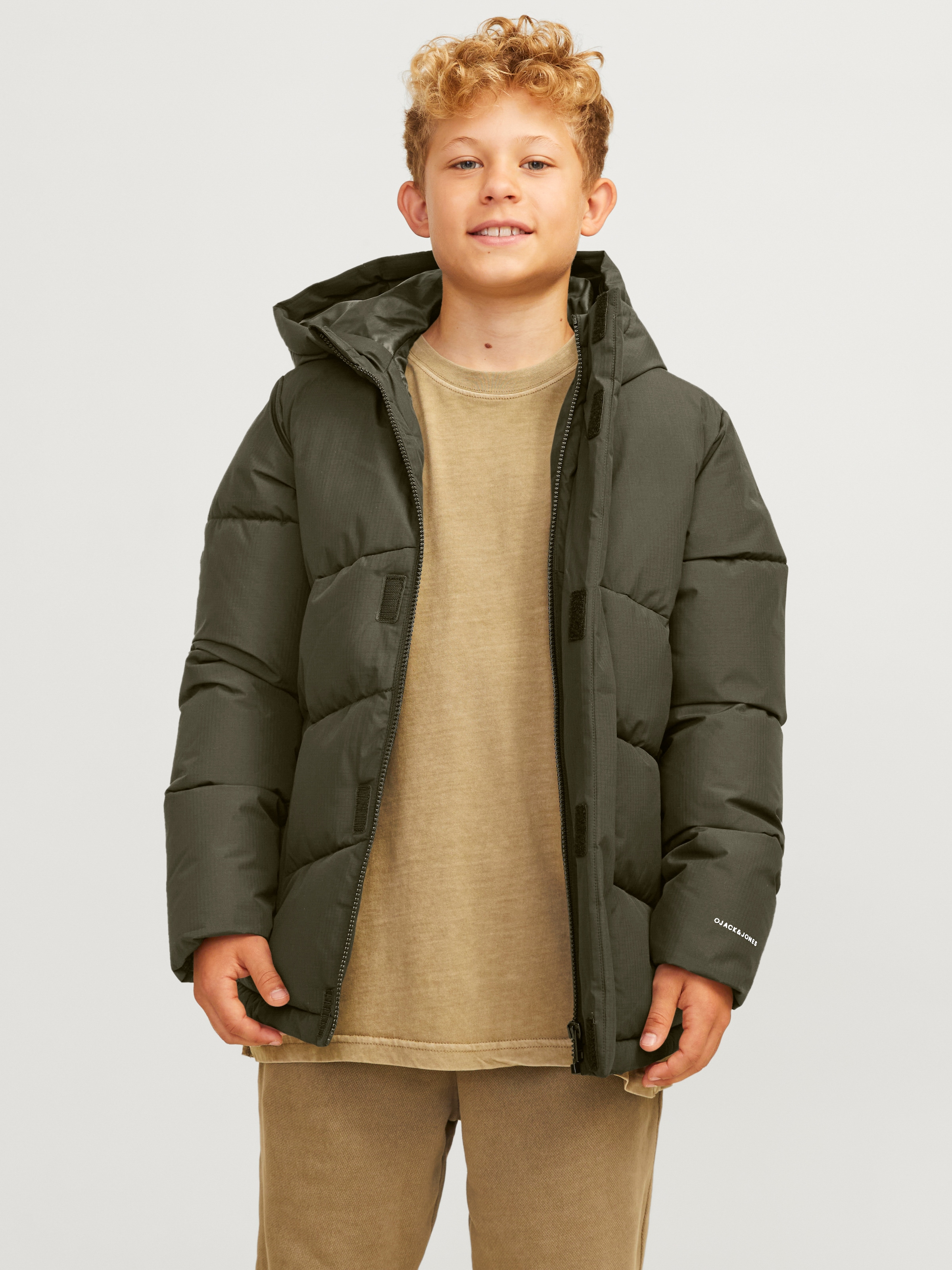 Jack & Jones Junior Steppjacke »JJWORLD PUFFER JACKET JNR«, mit Kapuze