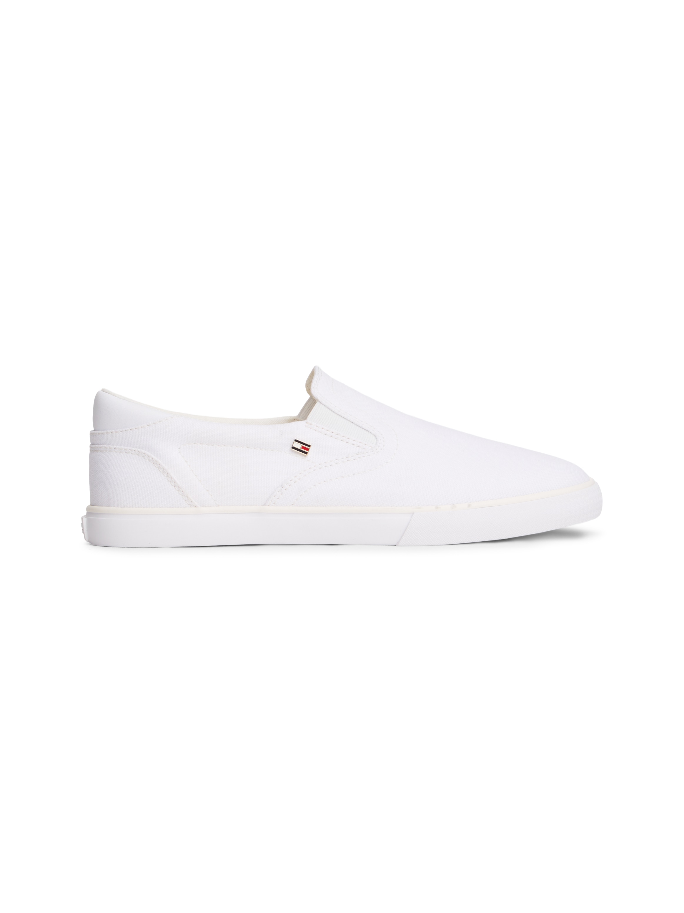 Tommy Hilfiger Slipper »TH LOW PROFILE SLIP ON«  Freizeitschuh, Loafer, Slipper mit edlem Logoemblem