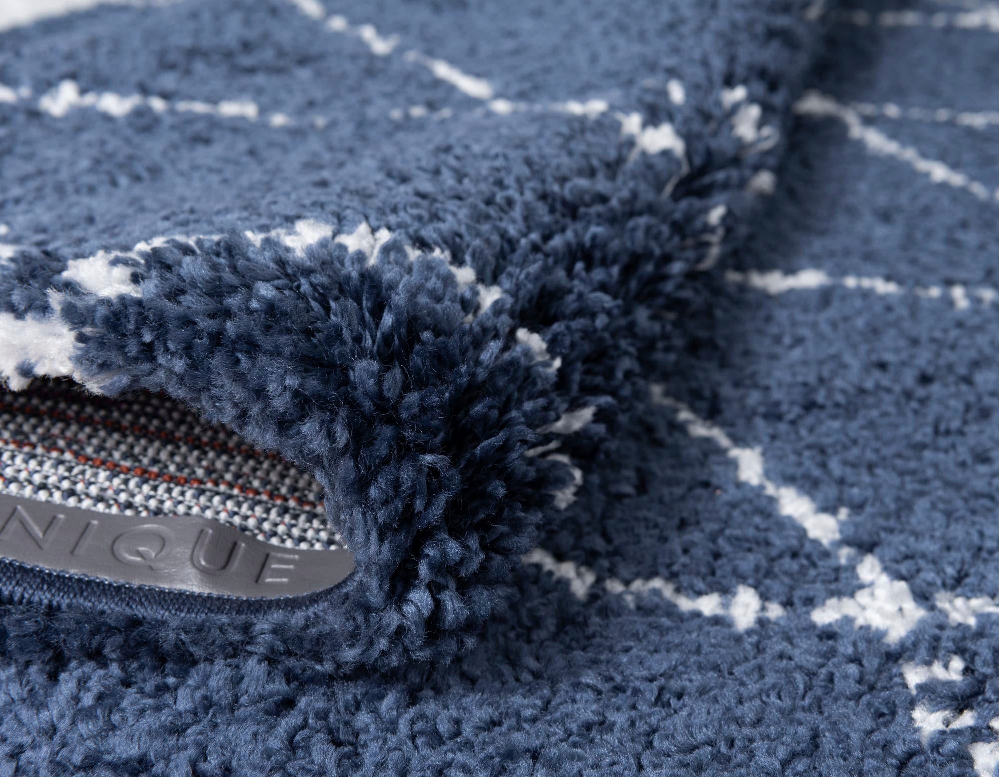 Myflair Möbel & Accessoires Hochflor-Läufer »Temara Shag, LAGERRÄUMUNG!«, rechteckig, 51 mm Höhe, Teppich-Läufer, gewebt, Rauten Design, weich & kuschelig