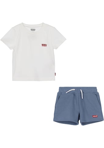 Shirt & Shorts, mit Markenlabel