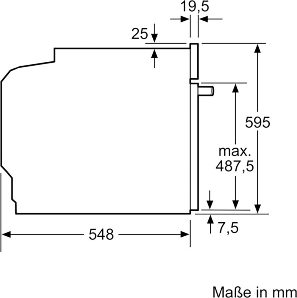 NEFF Einbaubackofen N 30 »B2CCG6AK0«, mit Teleskopauszug nachrüstbar, Pyrolyse-Selbstreinigung