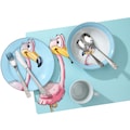 Ritzenhoff & Breker Kindergeschirr-Set »Happy Zoo, Flo«, (Set, 3 tlg.), mit Flamingo-Dekor