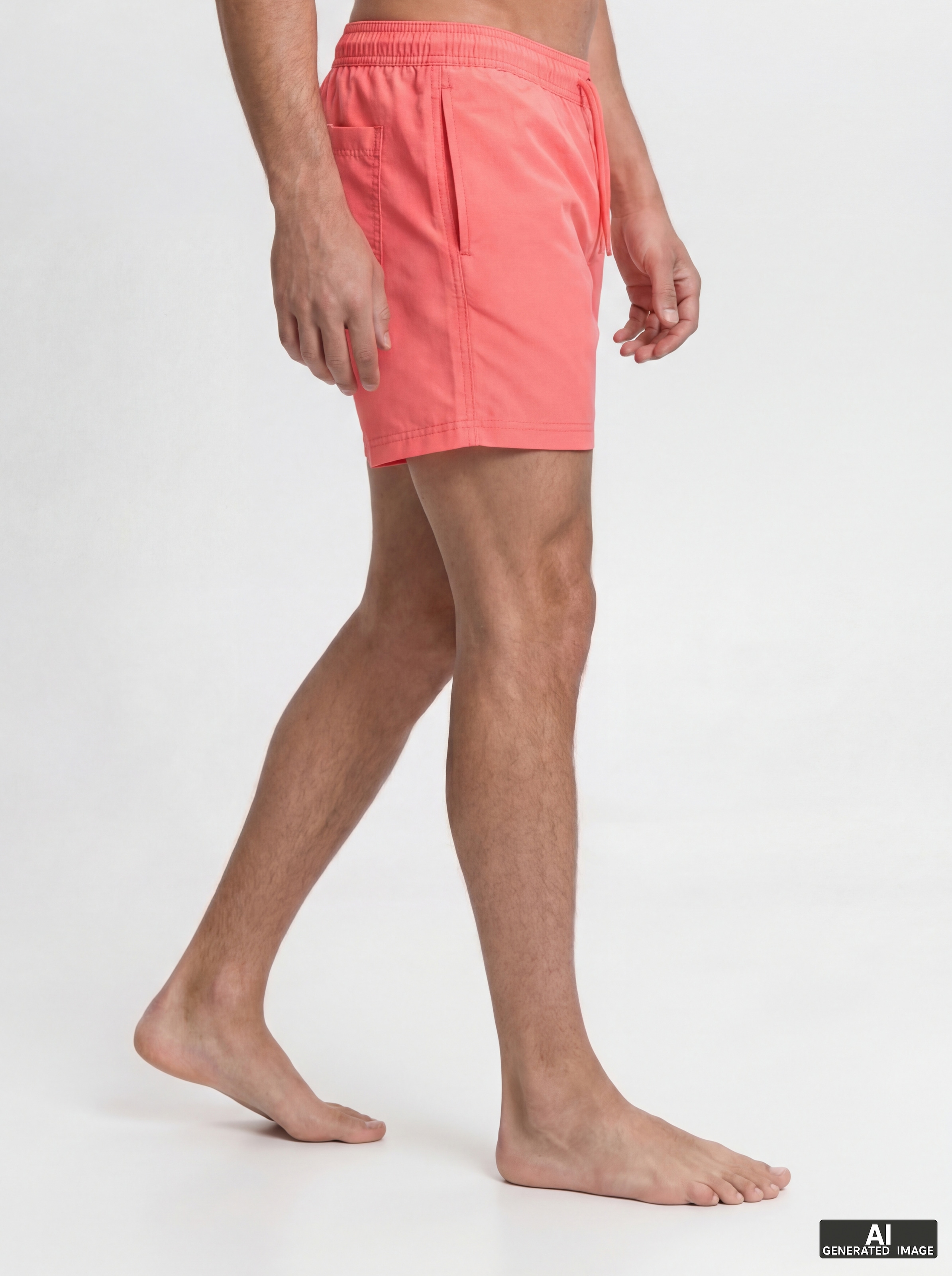 Jack & Jones Badeshorts »JPSTMAUI TROPIC SOLID SWIM SHORTS SN« Kunstfaser, normal geschnitten
