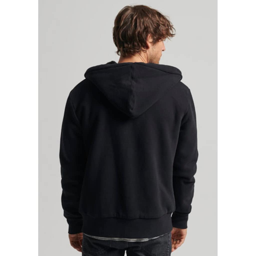 Superdry Kapuzensweatjacke »SD-BORG LINED ZIP HOOD«