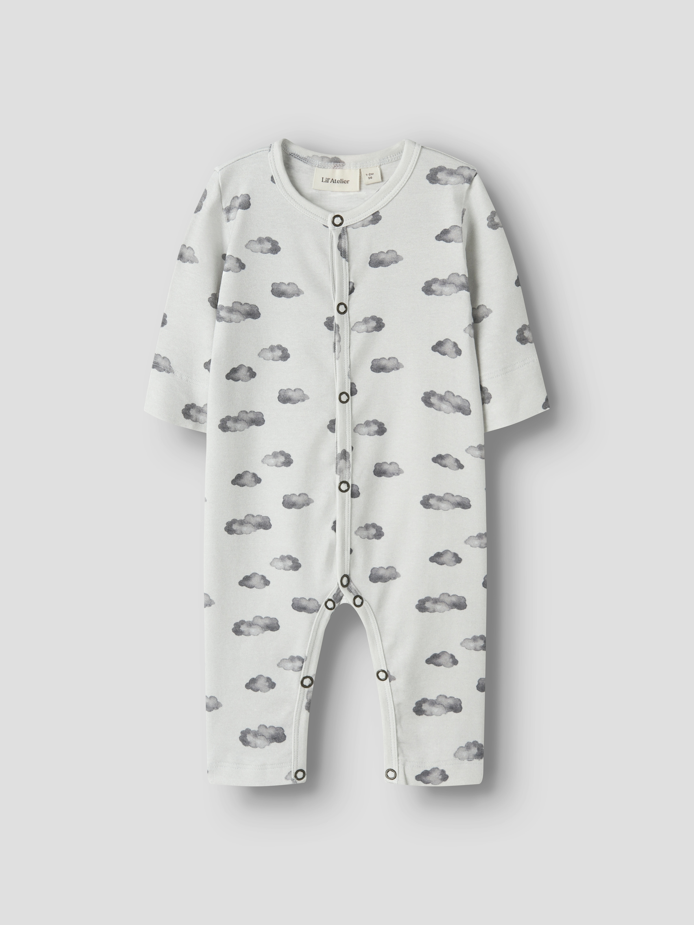 Lil' Atelier Schlafanzug »NBMGIO LS NIGHTSUIT LIL« Baumwollmischung