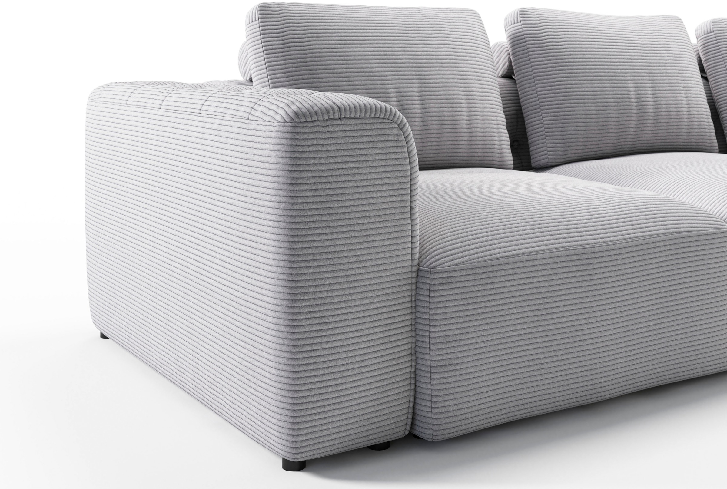 RAUM.ID 2-Sitzer »Cushid«, Modulsofa, bestehend aus 2 Teilen, Breite 218 cm
