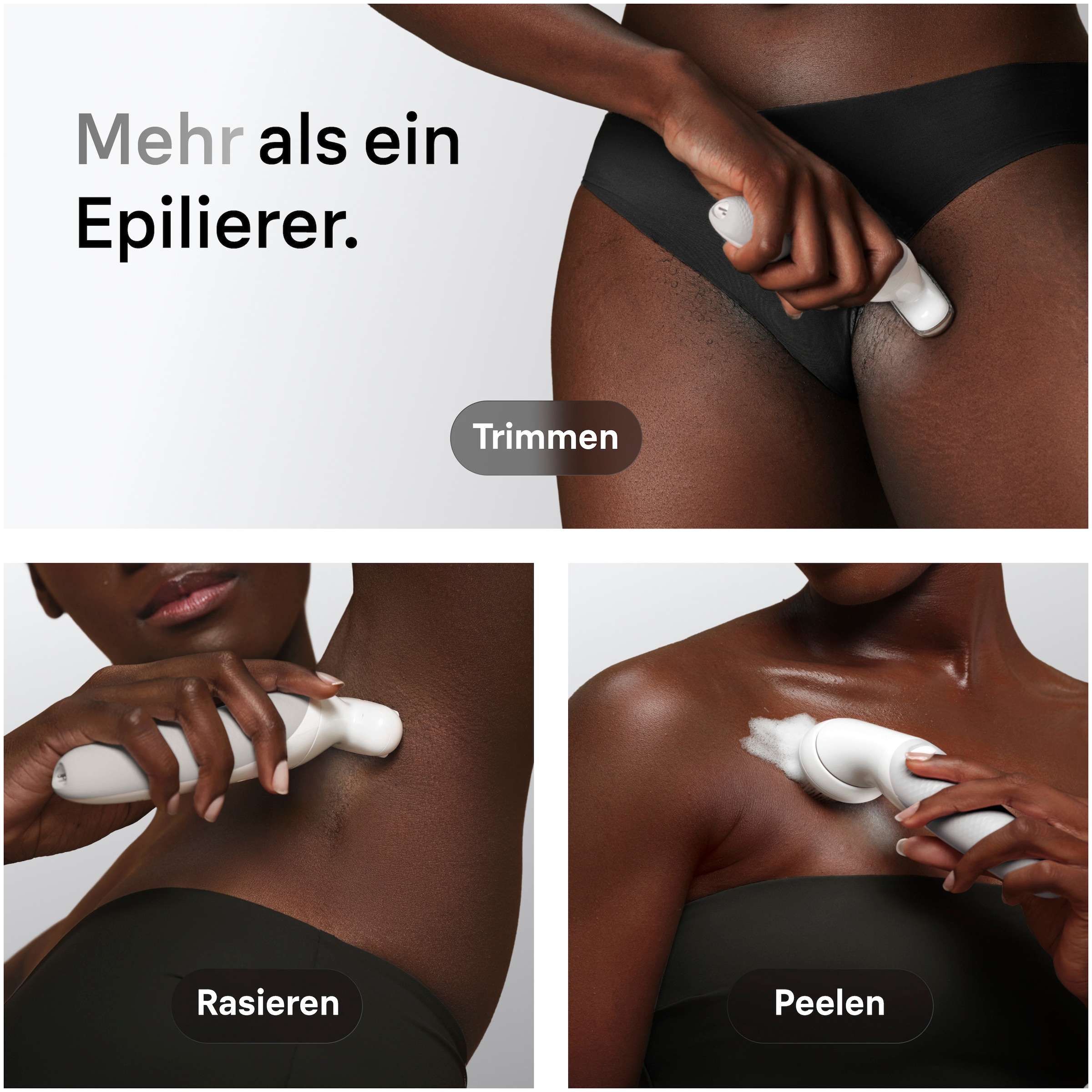 Braun Epilierer »Silk-épil 9 SES9-061« Wet & Dry, Rasieraufsatz, inkl. Trimmeraufsatz und Peelingbürste