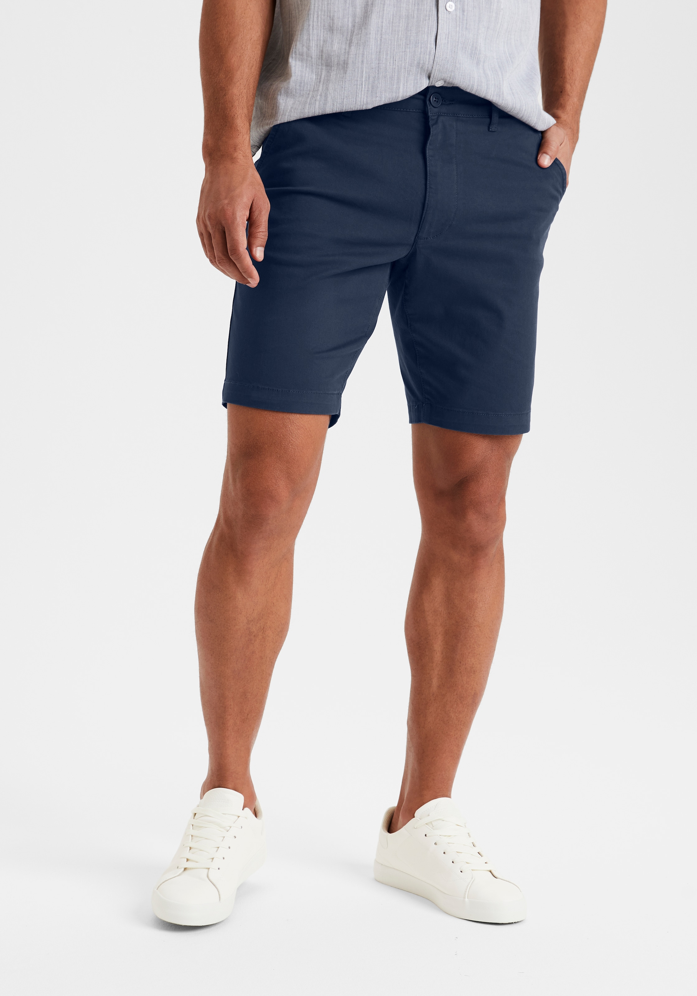 Chinoshorts »regular-fit«, Shorts aus elastischer Baumwoll-Qualität