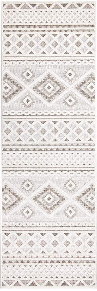 Carpet City Teppich »In-& Outdoorteppich Santorini 435, 3D-Effekt, Boho-Look«, rechteckig, 5 mm Höhe, Wetterfest & UV-beständig für Terrasse, Balkon, Küche, Flur