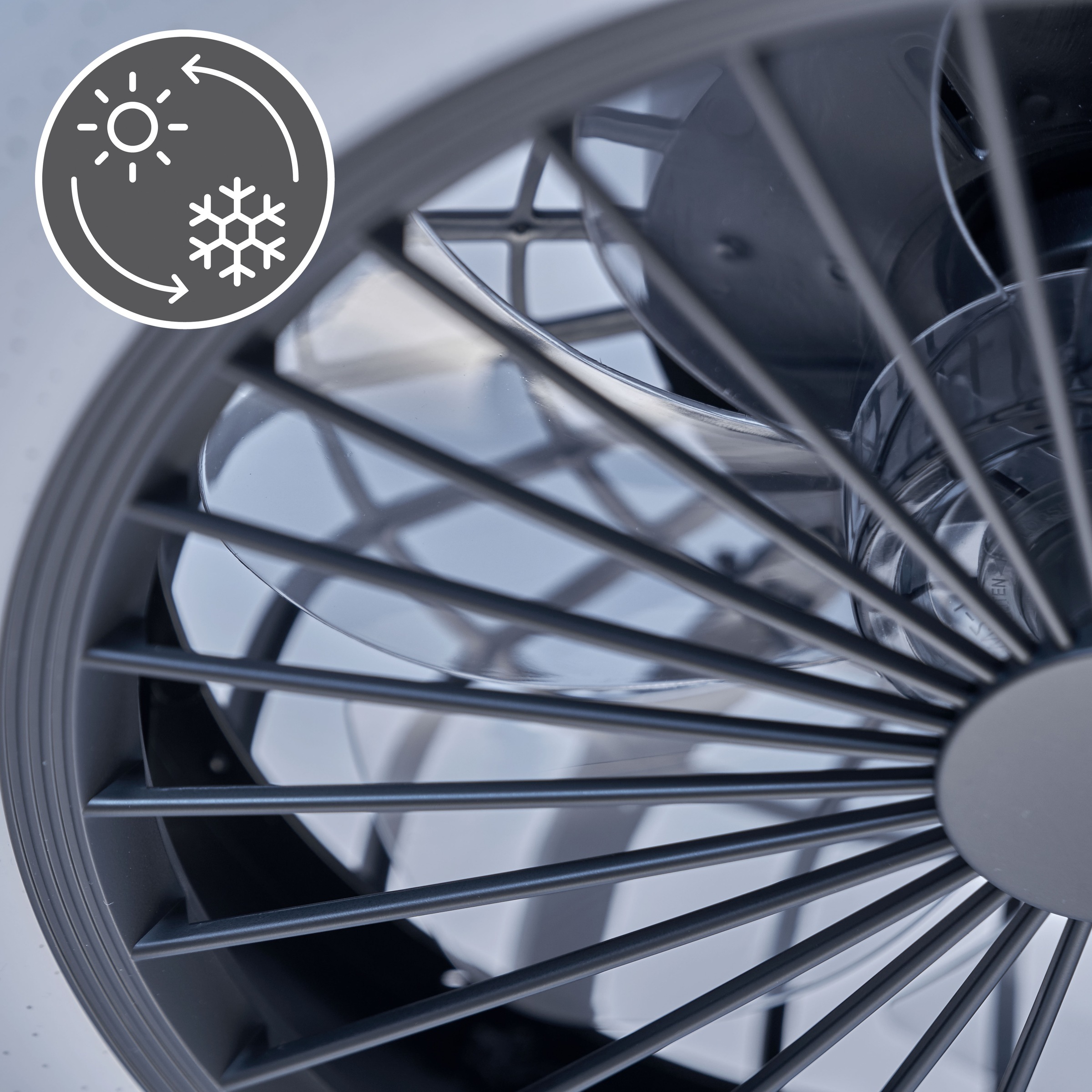 REALITY Leuchten LED Deckenleuchte »Stralsund Deckenventilator« LED-Board 1 Stk. warmweiß - kaltweiß Deckenlampe, Ventilator, Fernbedienung, Ventilator getrennt schaltbar