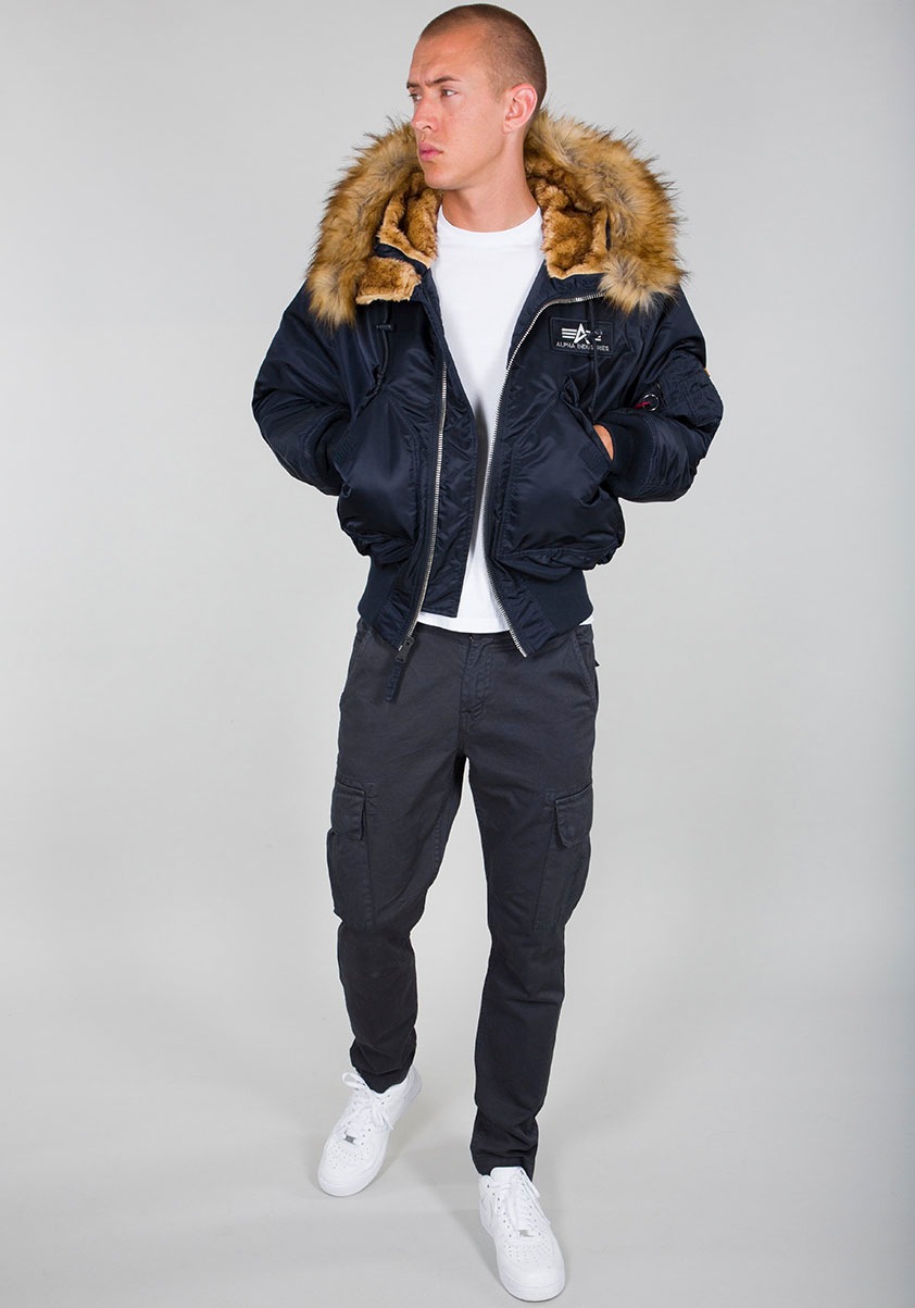 Alpha Industries Bomberjacke »45P Hooded Custom«, mit Kapuze
