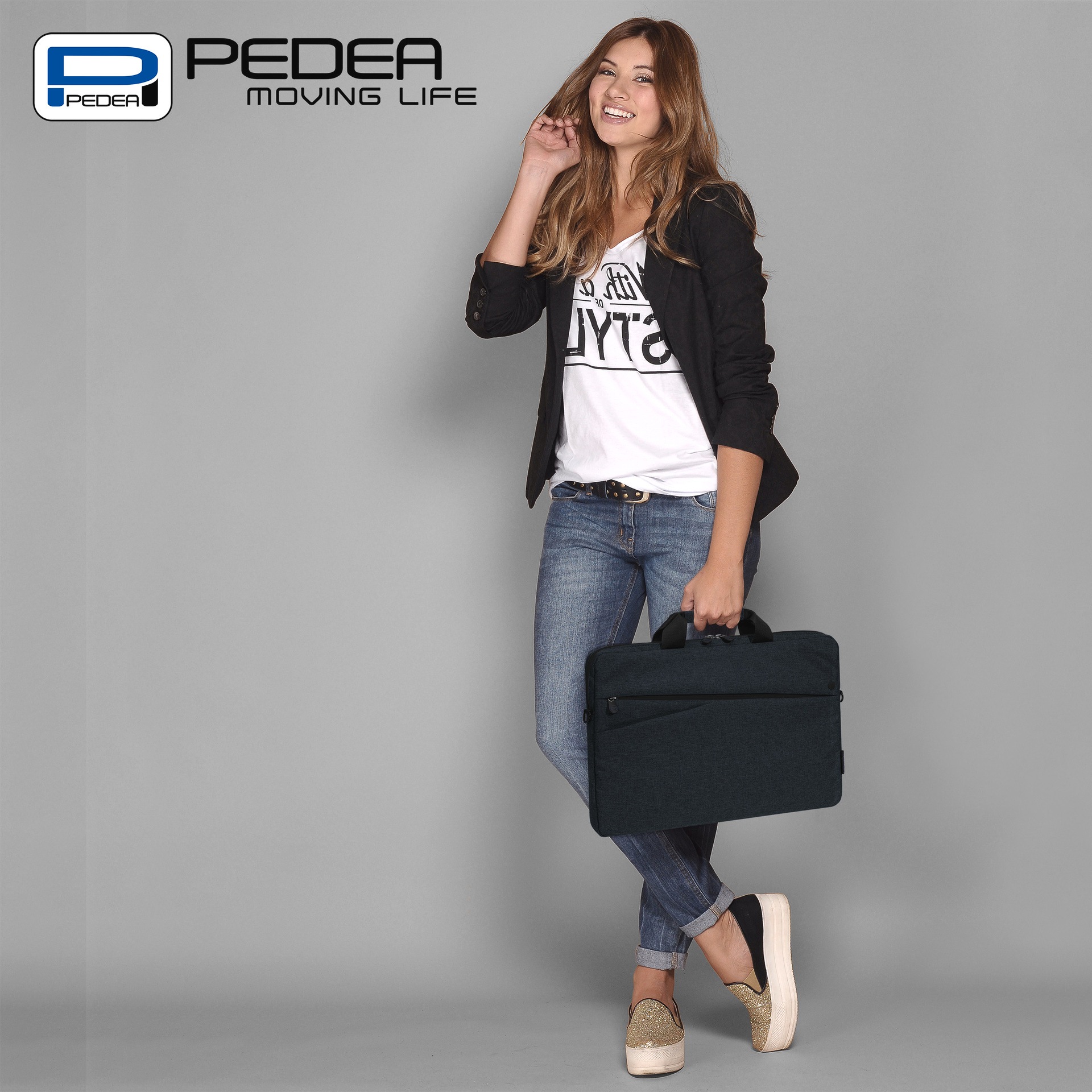PEDEA Laptoptasche »Notebooktasche Fashion bis 33,8 cm (bis 13,3)«, dicke Polsterung und ein fleeceartiges, weiches Innenfutter