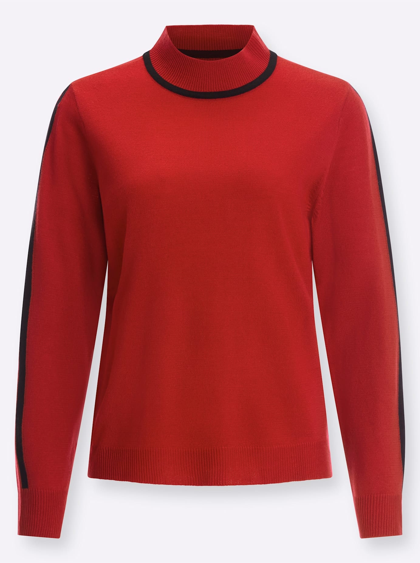 Classic Basics Stehkragenpullover »Langarm-Pullover«