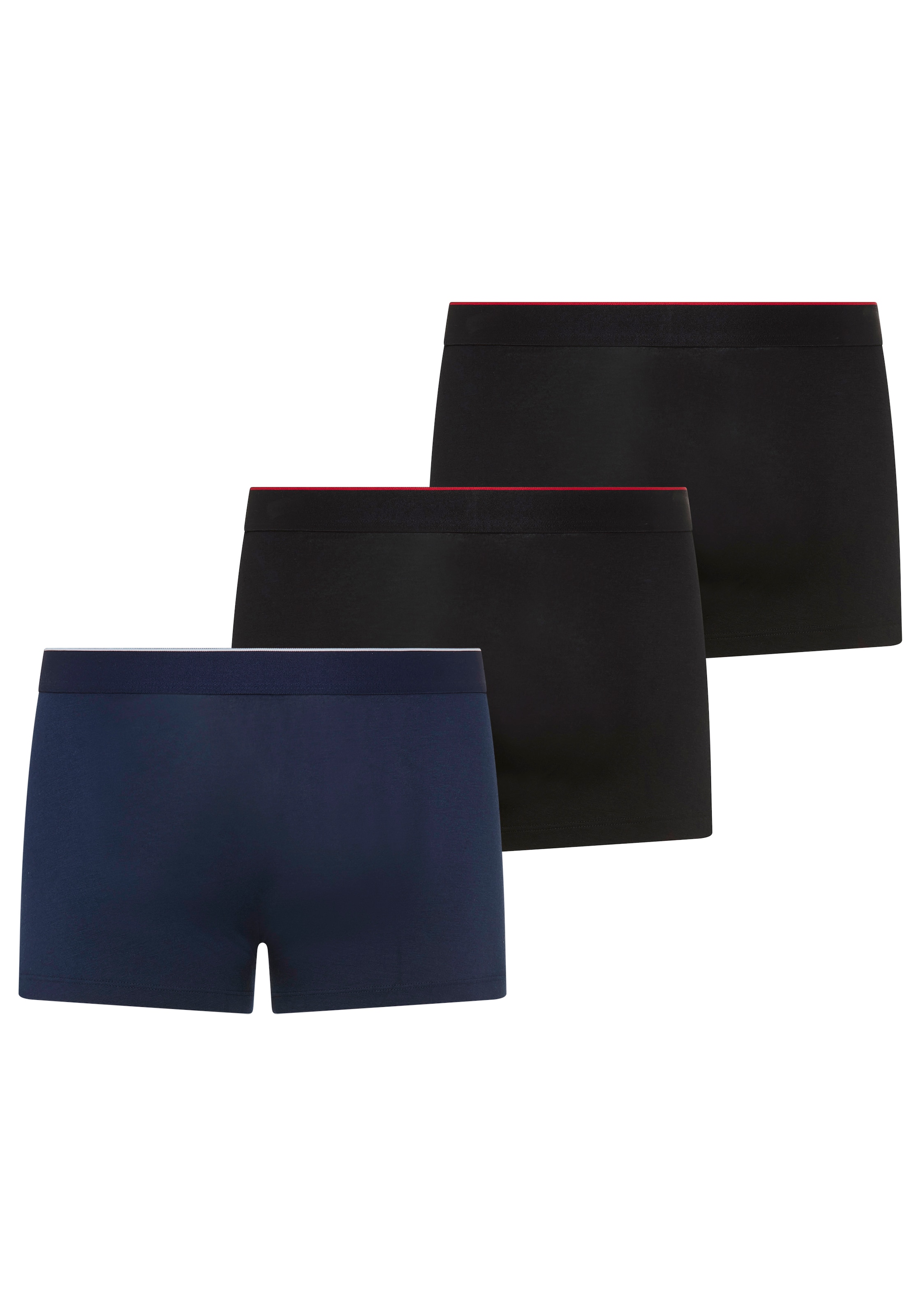 HUGO Underwear Trunk »TRIPLET TITAN« 3 Stk. aus Jacquard mit außenliegendem Bund