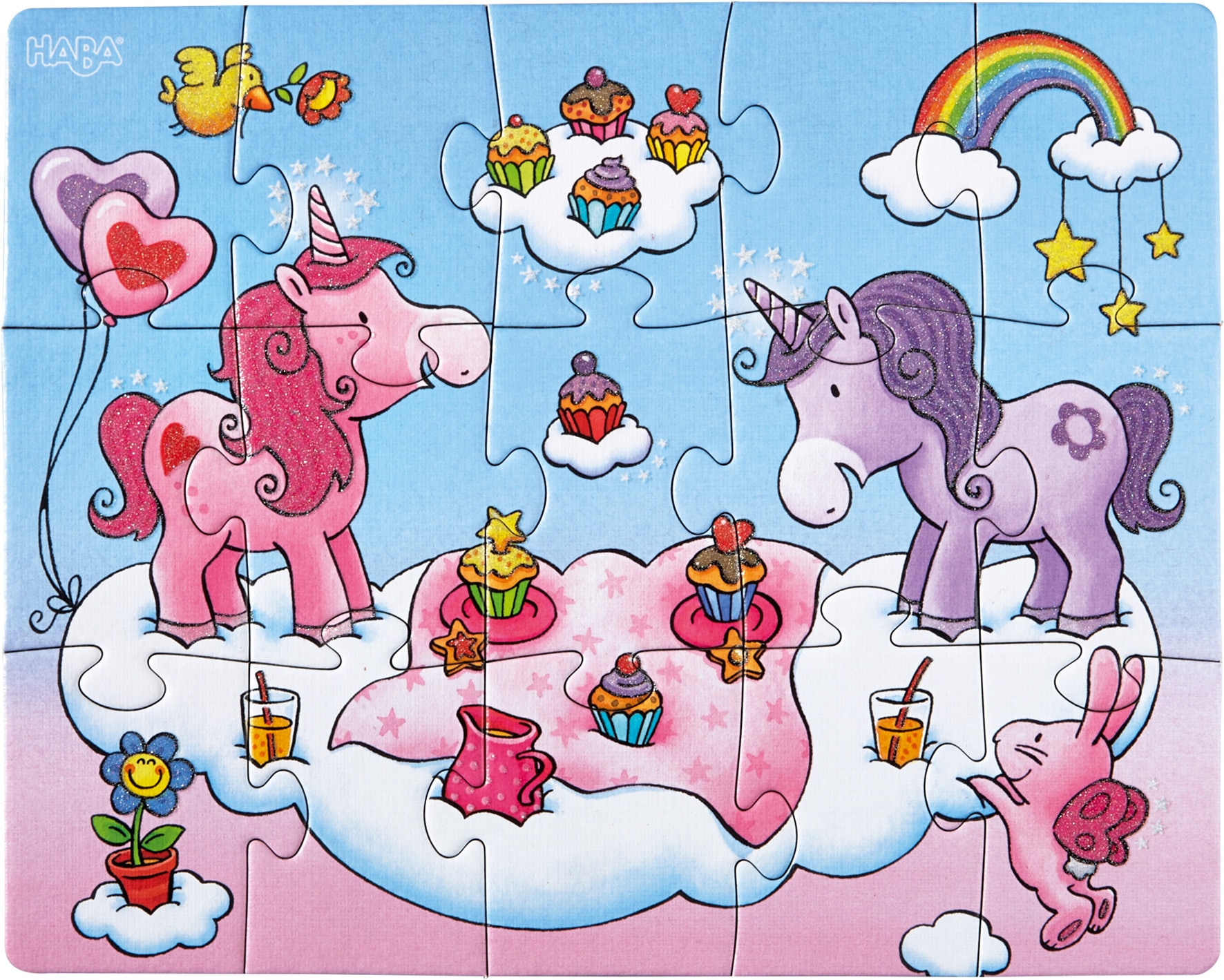 Haba Puzzle »Einhorn Glitzerglück«