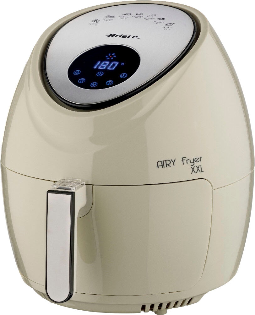 Ariete Heißluftfritteuse »4618R Airy Fryer XXL rot« 1800 W 7 voreingestellte Programme, Temperatur von 80° C bis 200° C in beige