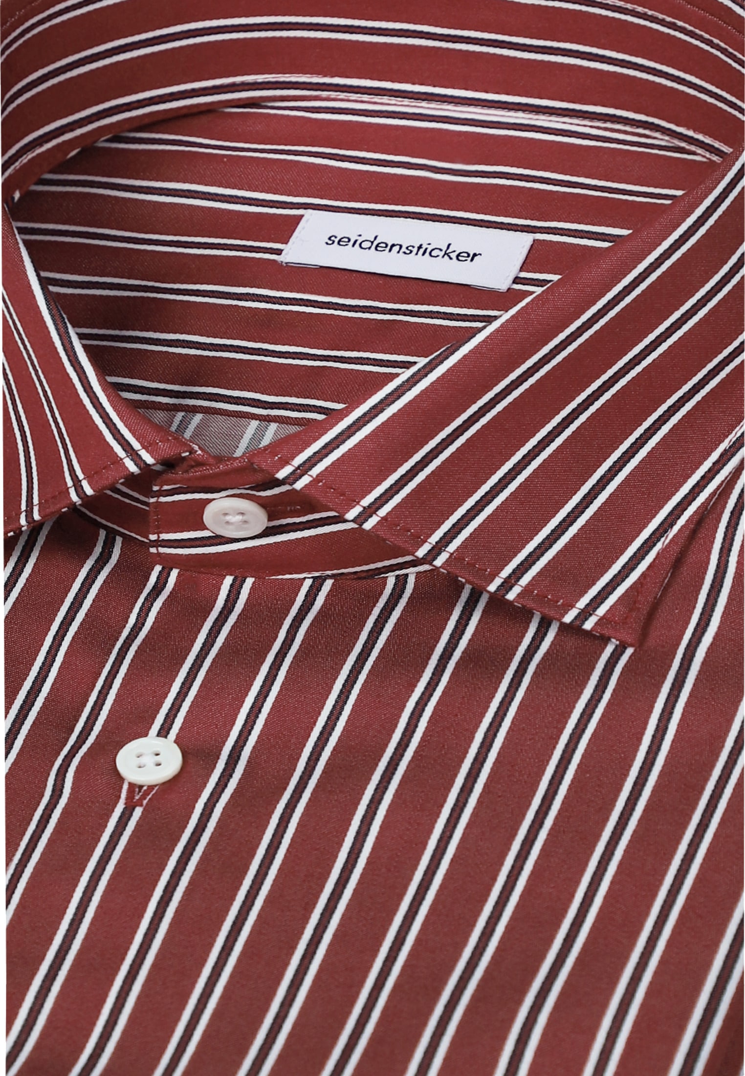 seidensticker Businesshemd »Schwarze Rose« Slim 1/1 Kentkragen Gestreift