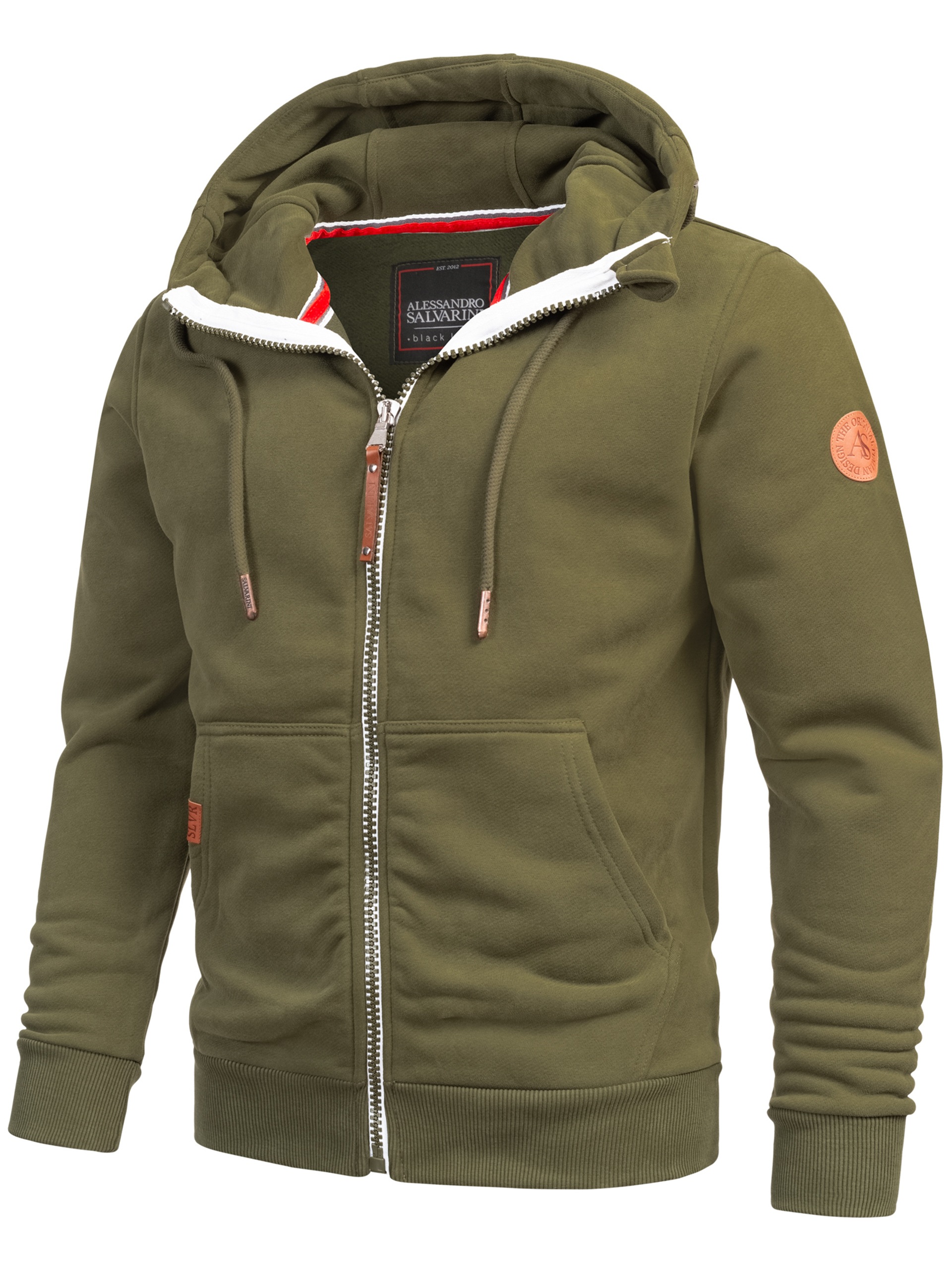 Alessandro Salvarini Sweatjacke »Alessandro Salvarini Herren Sweatjacke AS292«