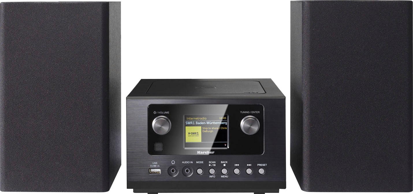 Karcher Stereoanlage »MC 6490DI«, (Bluetooth-WLAN Digitalradio  (DAB+)-Internetradio-FM-Tuner mit RDS-UKW mit RDS 10 W) jetzt bestellen bei  OTTO