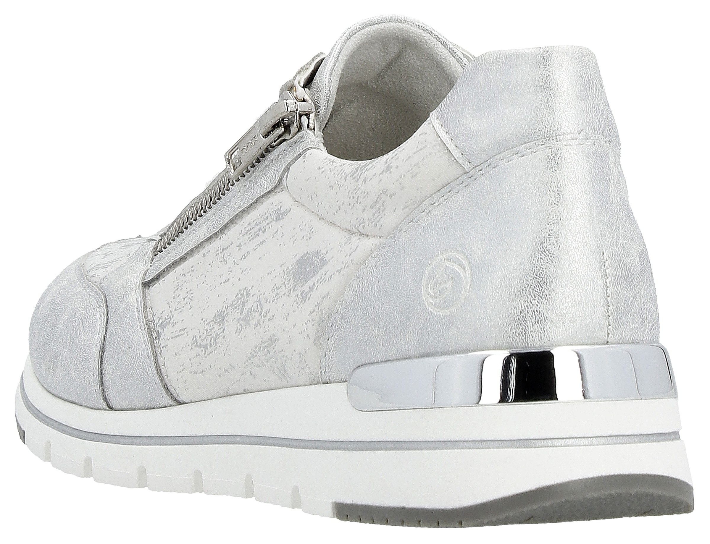 Remonte Keilsneaker  mit seitlichem Reißverschluss, Freizeitschuh, Halbschuh, Schnürschuh