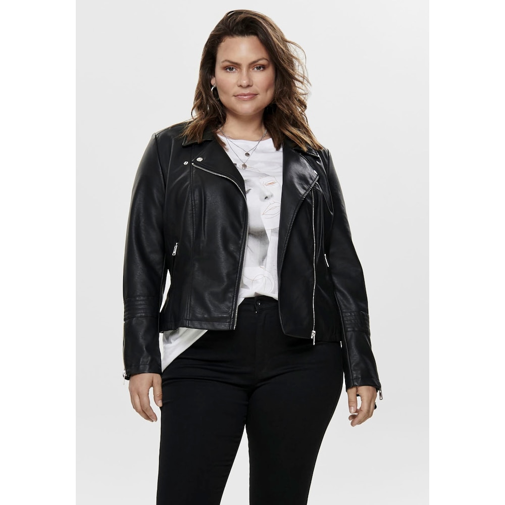 Lederimitatjacke »CAREMMY FAUX LEATHER BIKER«