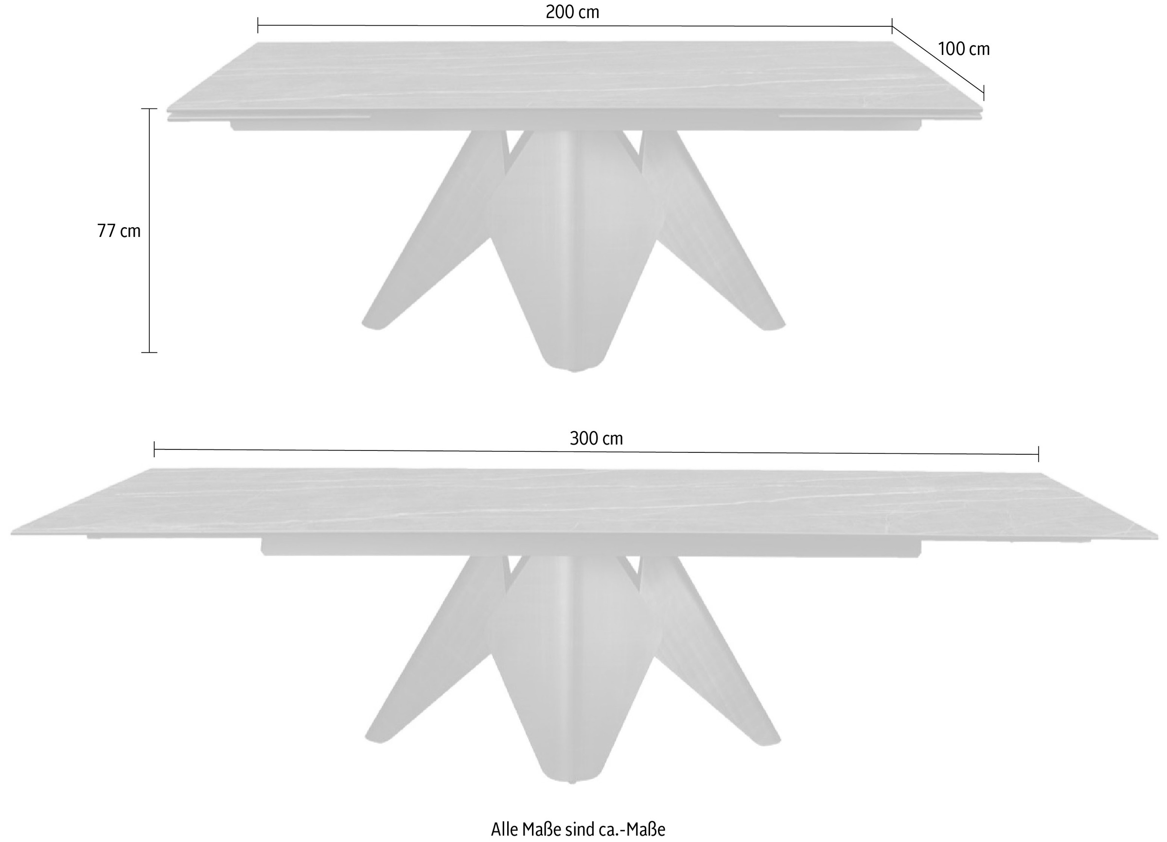 Home affaire Esstisch »Tangularis«