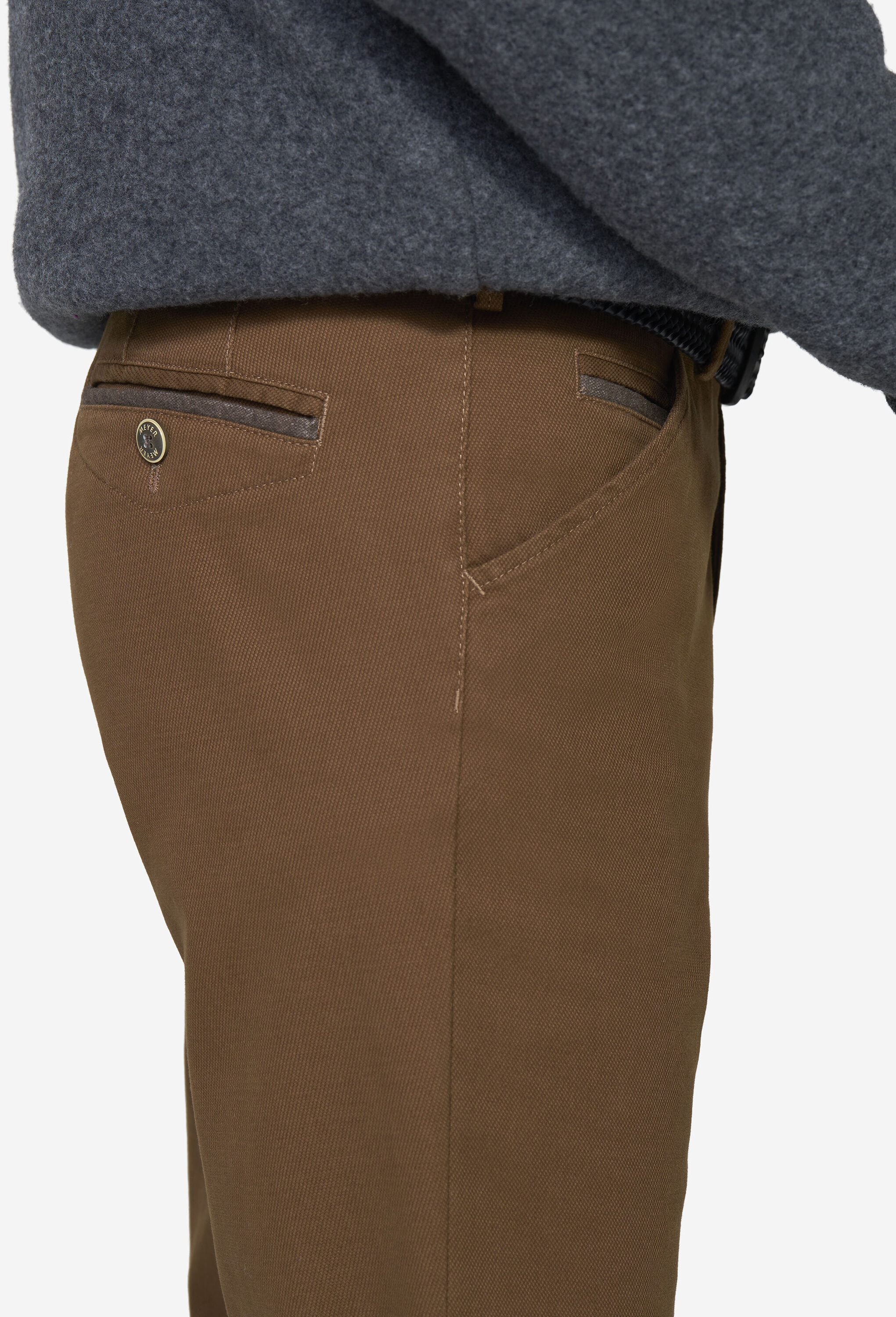 MEYER Chinohose »Chicago 2-5627«  im Canvas Look