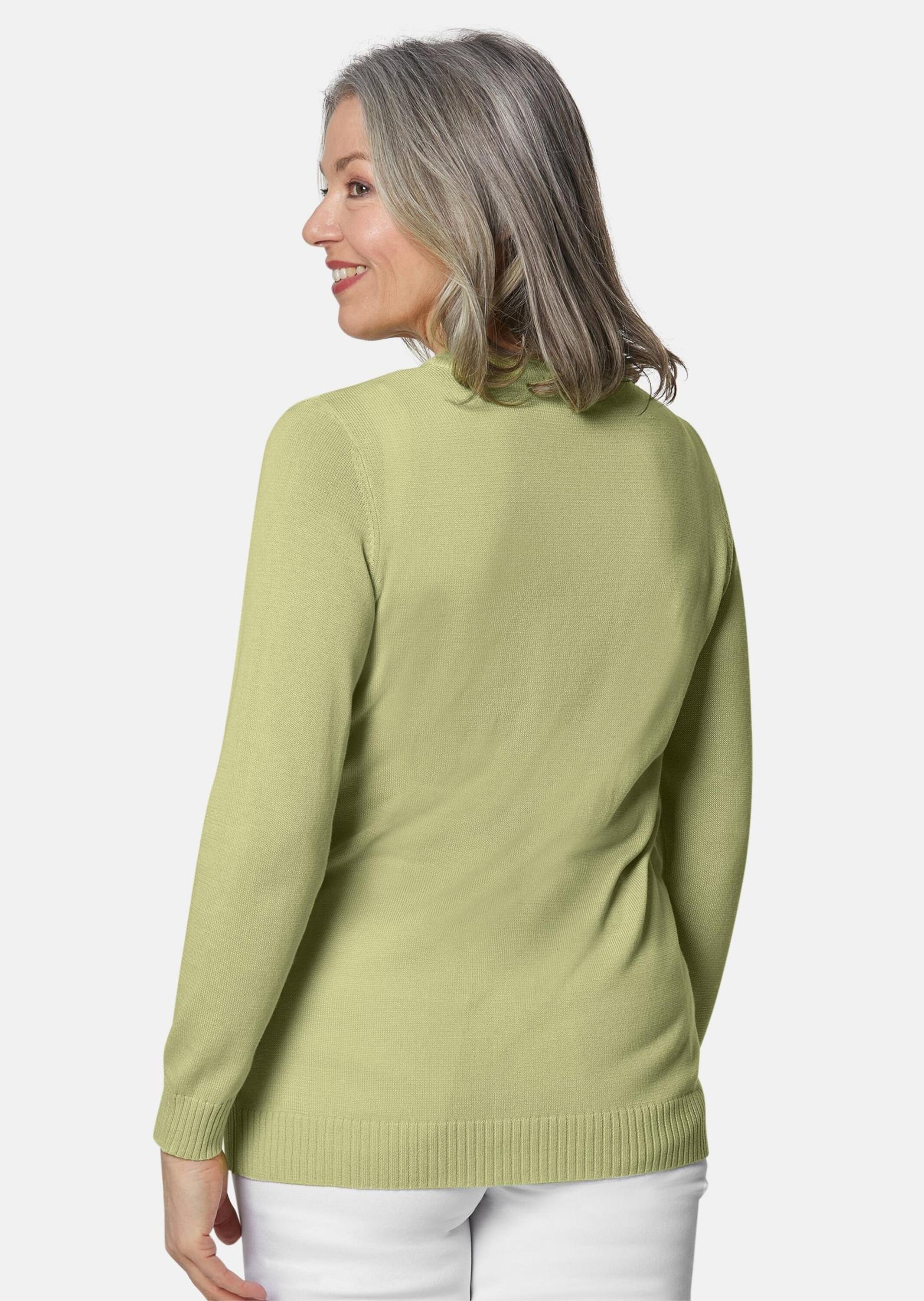 GOLDNER Strickpullover »Kurzgröße Klassisches Stricktwinset«