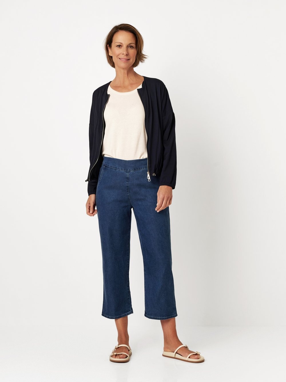 Relaxed 7/8-Jeans »Scarlet Wide 3/4« mit entspanntem Beinverlauf