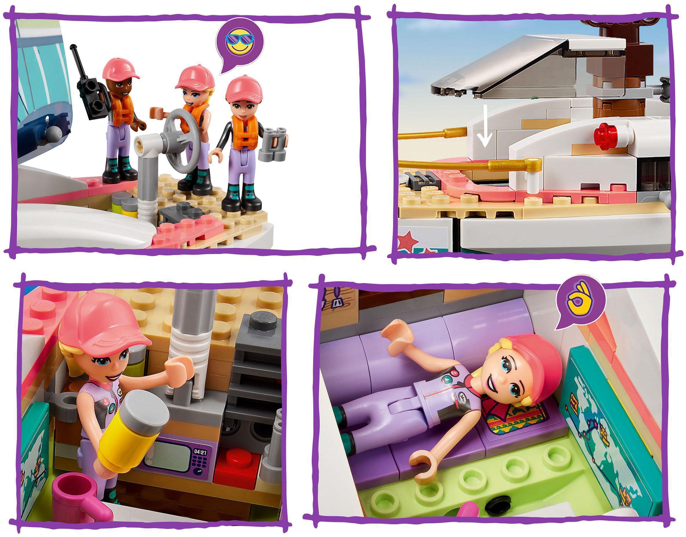 LEGO® Konstruktionsspielsteine »Stephanies Segelabenteuer (41716), LEGO® Friends«, (304 St.), Made in Europe