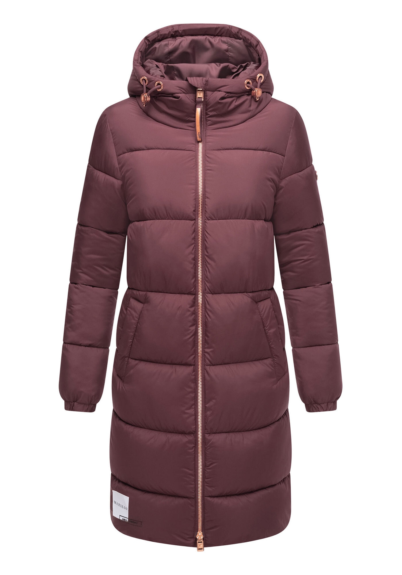Marikoo Winterjacke »Marikoo Nomadiaa lange Damen Winterjacke N024«