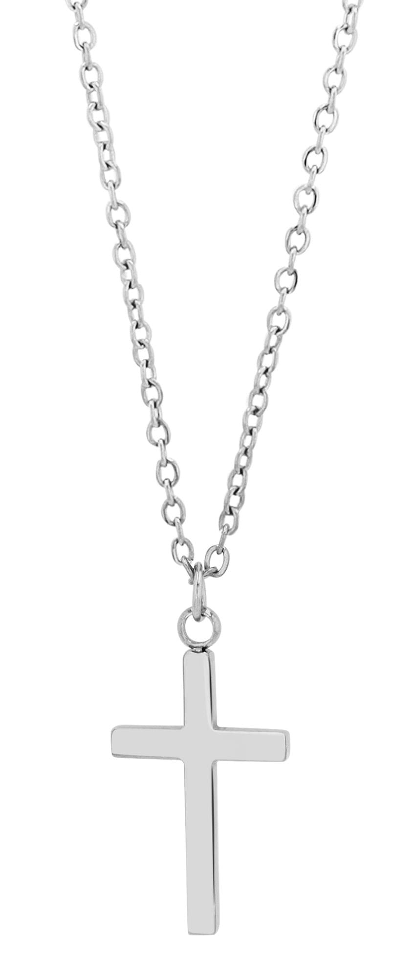 Adelia´s Kette ohne Anhänger »Unisex Halskette mit Anhänger ¿ Kreuz aus Edelstahl«