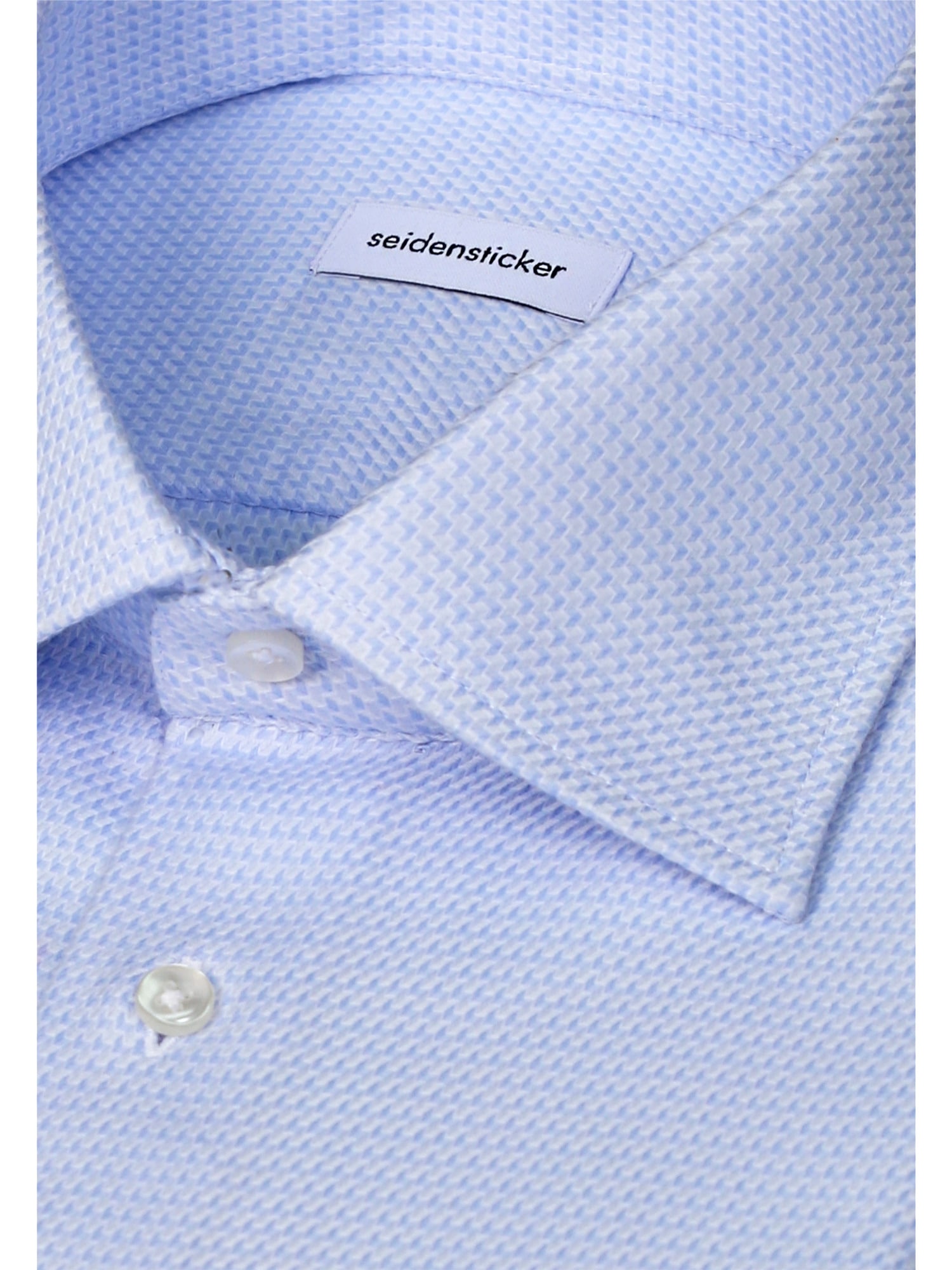 seidensticker Businesshemd »Schwarze Rose« Shaped 1/1 Kentkragen Struktur