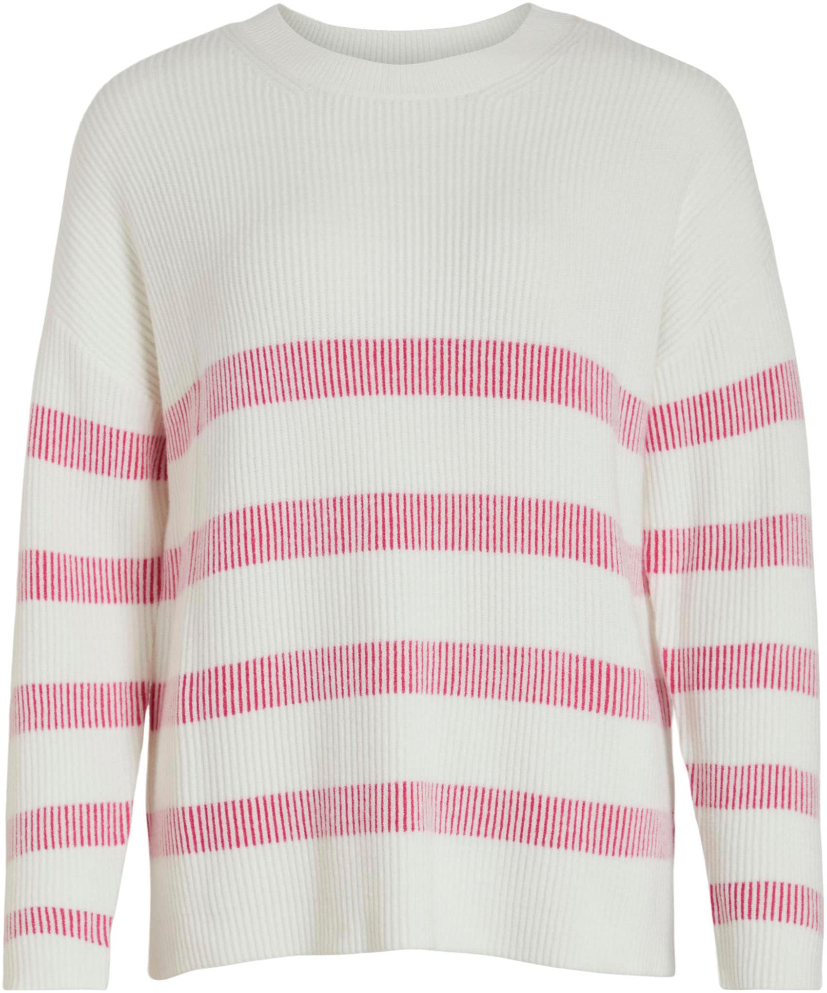 Vila Rundhalspullover »VIRIL STRIPE L/S KNIT TOP - NOOS«