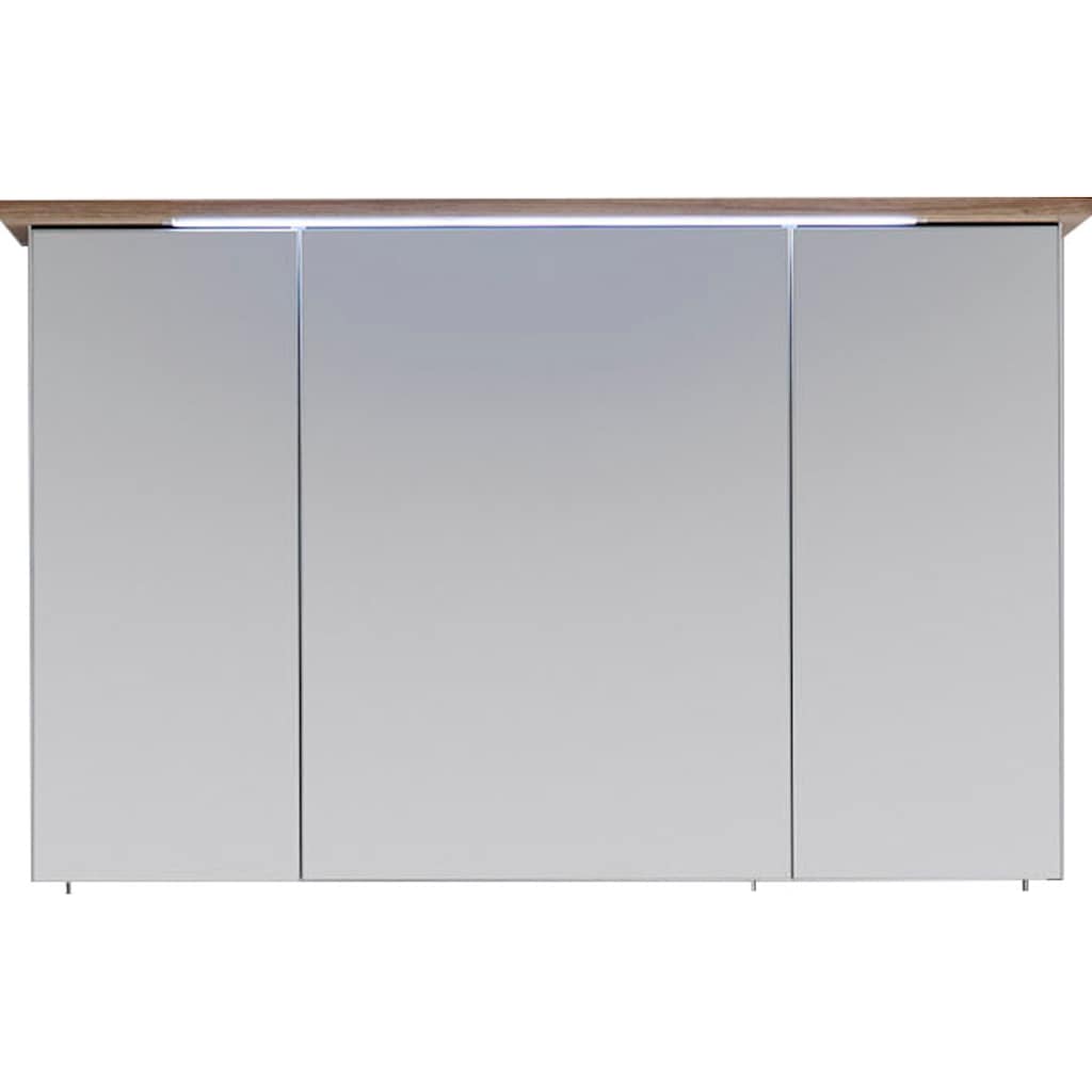 Saphir Spiegelschrank »Quickset 923 Badschrank, 3 Spiegeltüren, 6 Einlegeböden, 115 cm breit«