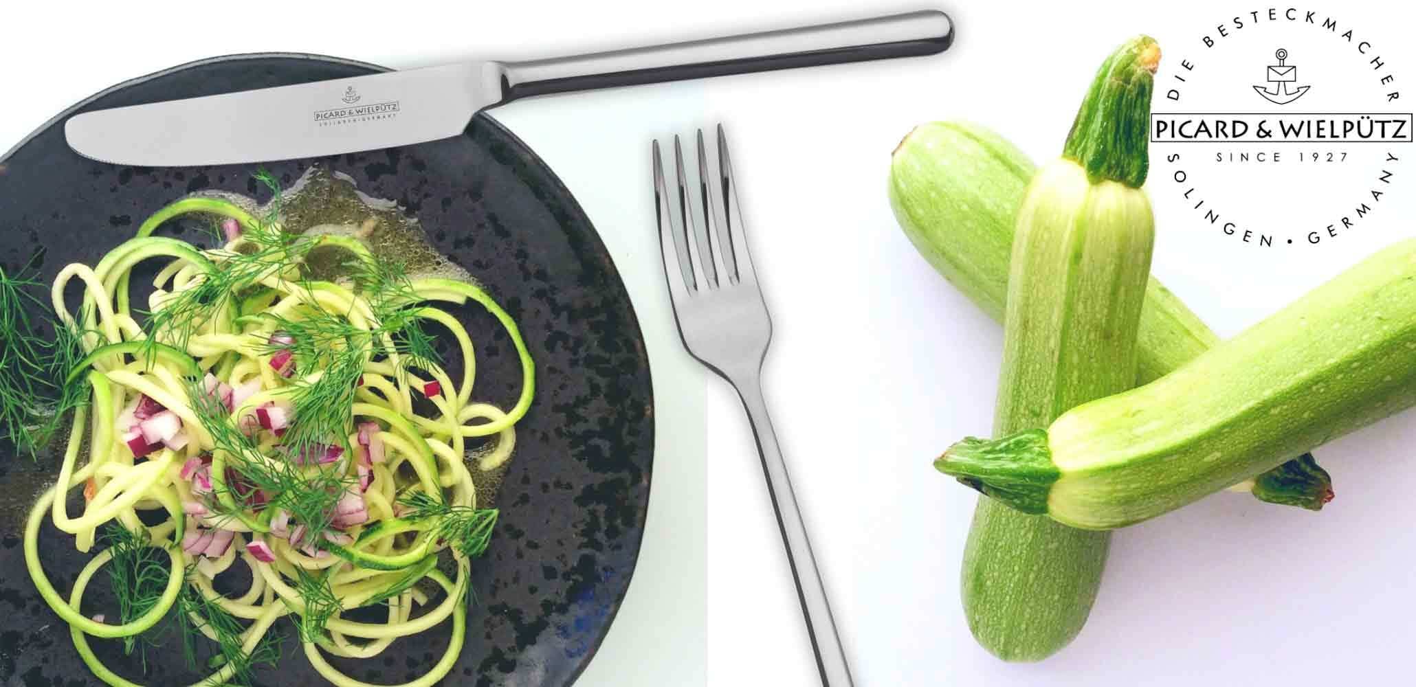 Picard & Wielpütz Solingen Besteck-Set »Tafelbesteck Ventura 30er Set silber« Spülmaschinengeeignet