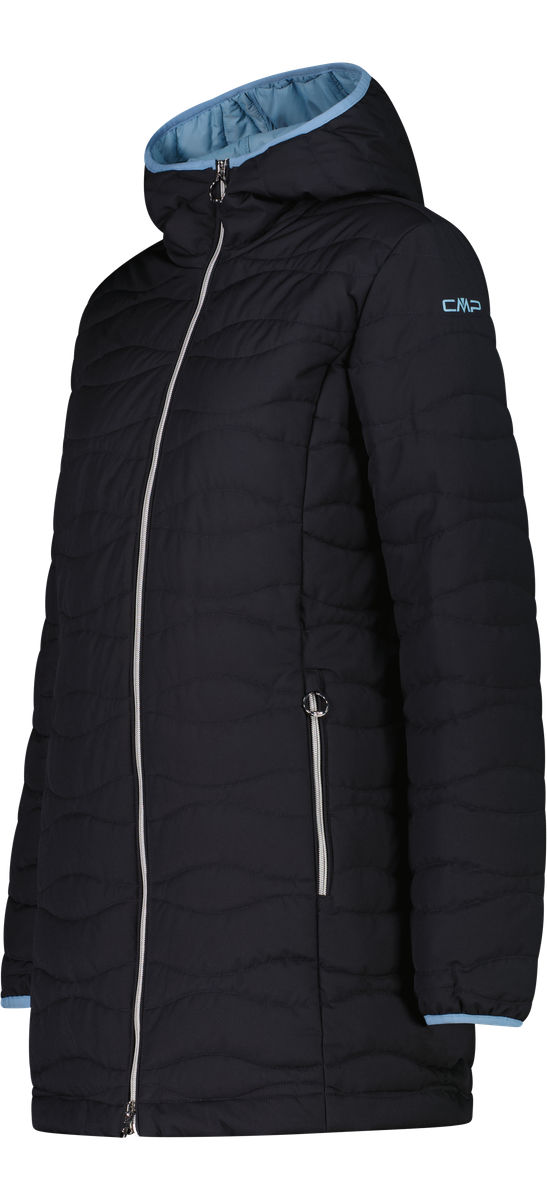 CMP Steppmantel »WOMAN PARKA FIX HOOD« mit Kapuze, aus Polyester