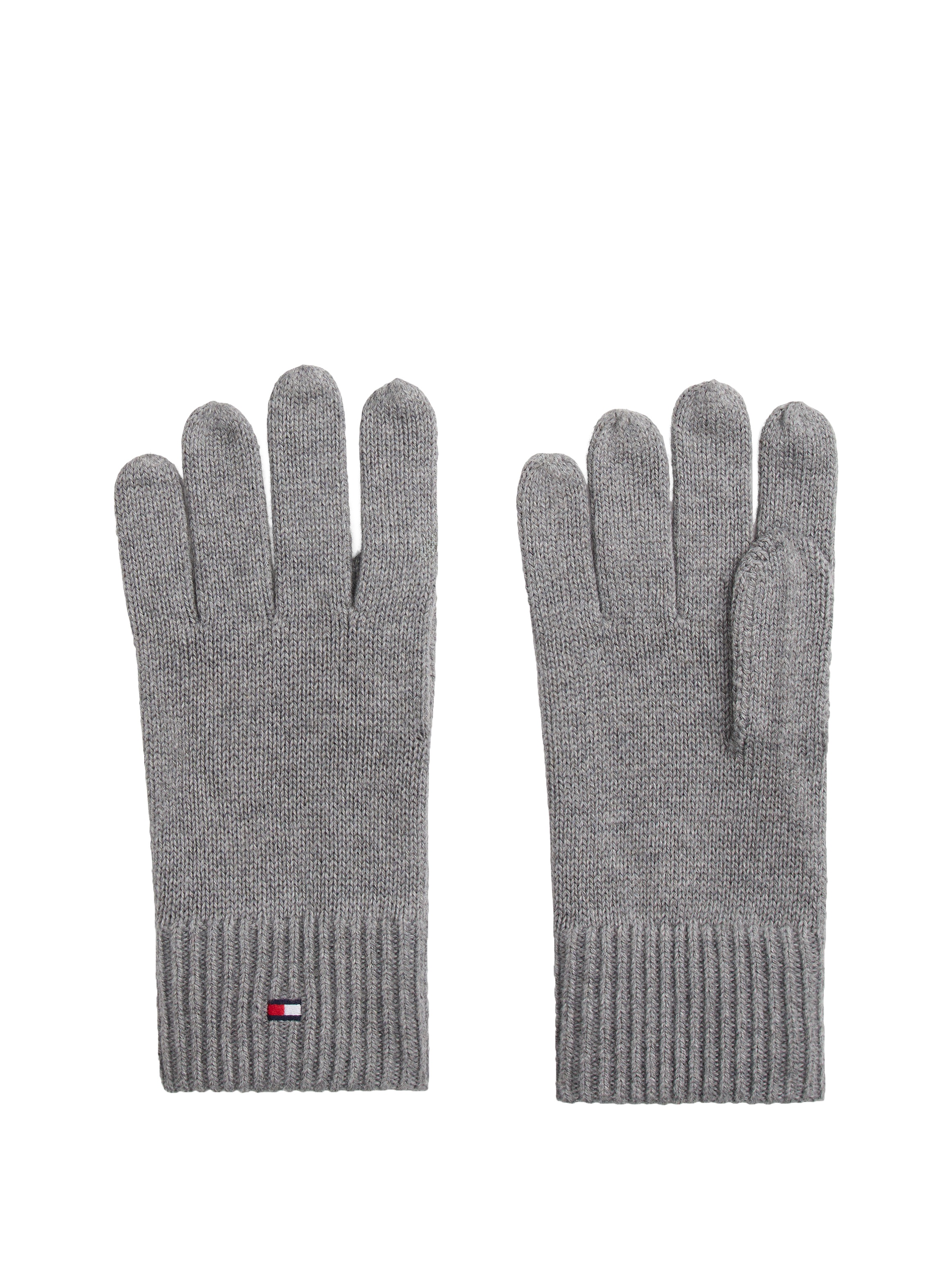 Tommy Hilfiger Strickhandschuhe »ESSENTIALS FLAG GLOVES« mit Logostickerei
