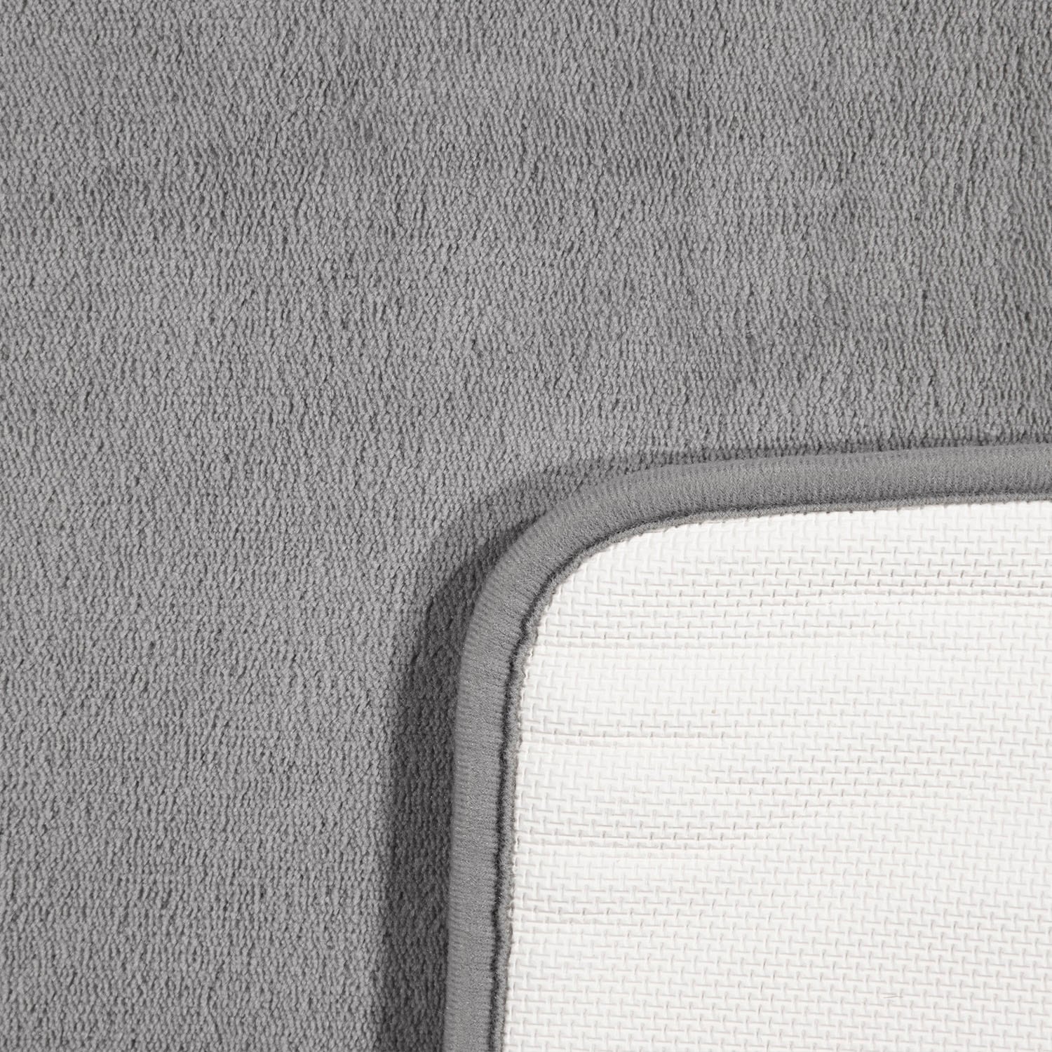 Paco Home Badematte »Corby 255«, Höhe 13 mm, rutschhemmend beschichtet, fußbodenheizungsgeeignet, Badteppich, Uni Farben, Memory-Foam Effekt